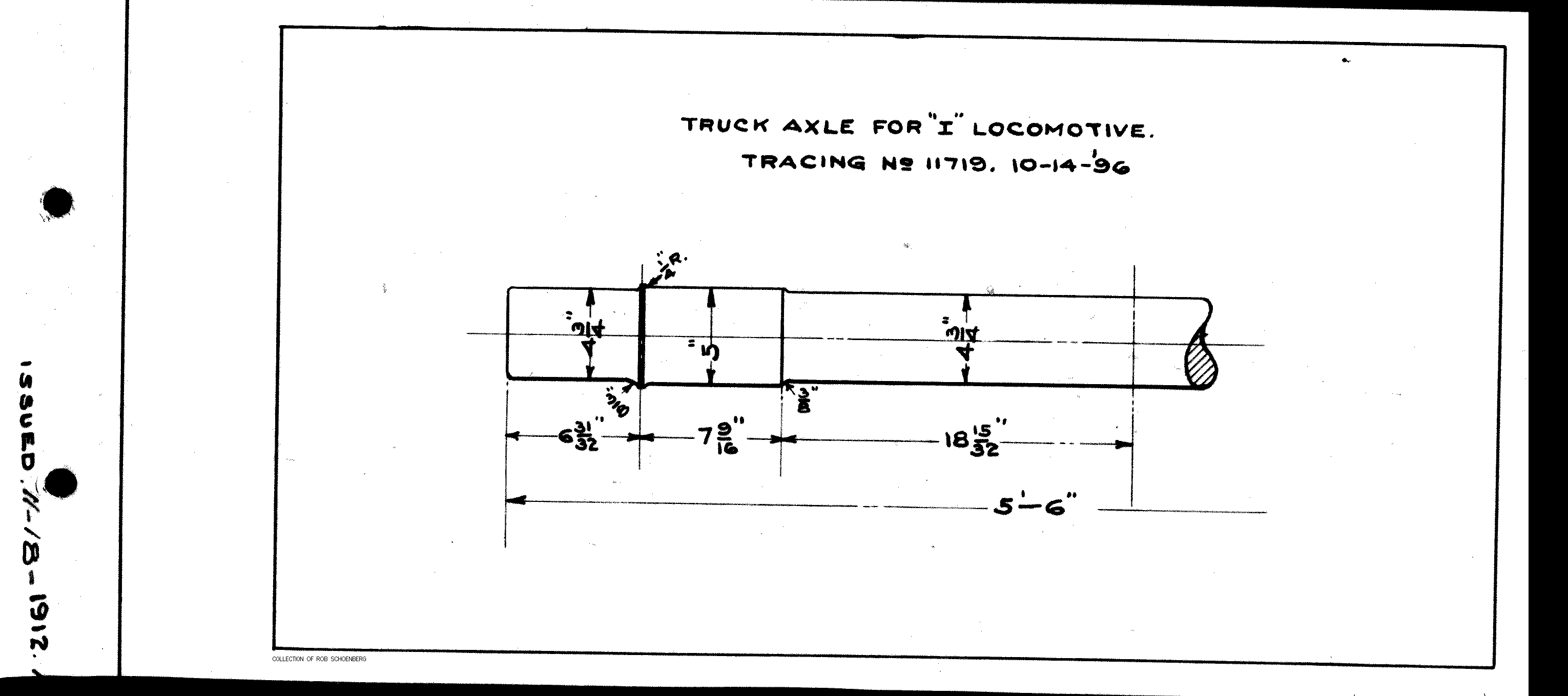 Axle_I-Truck Axle for ~I~ locomotive