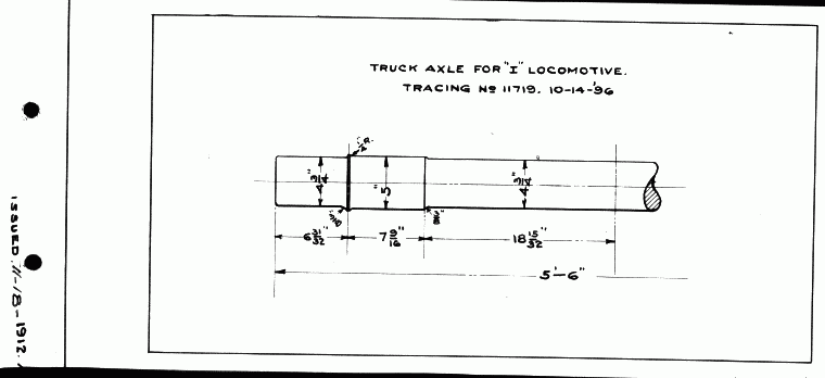 Axle_I-Truck Axle for ~I~ locomotive