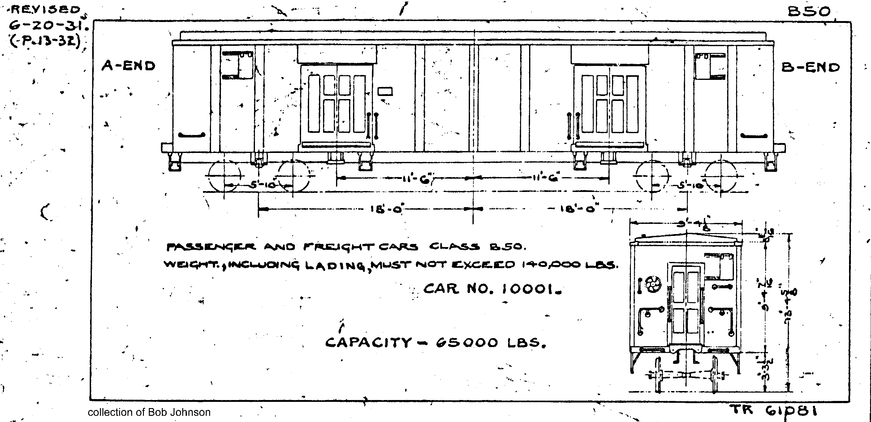 B50-Baggage Car