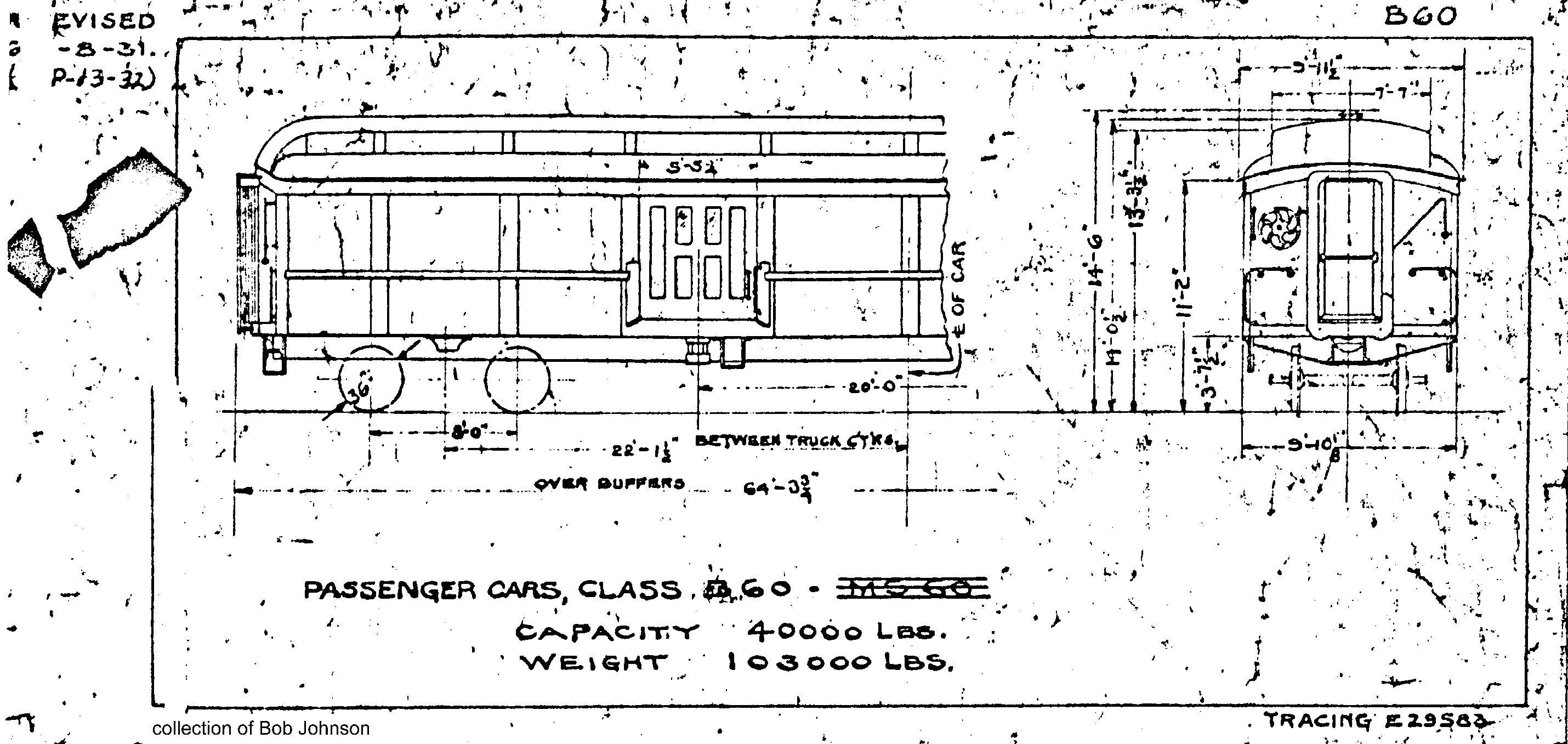 B60, MS60-Baggage Car