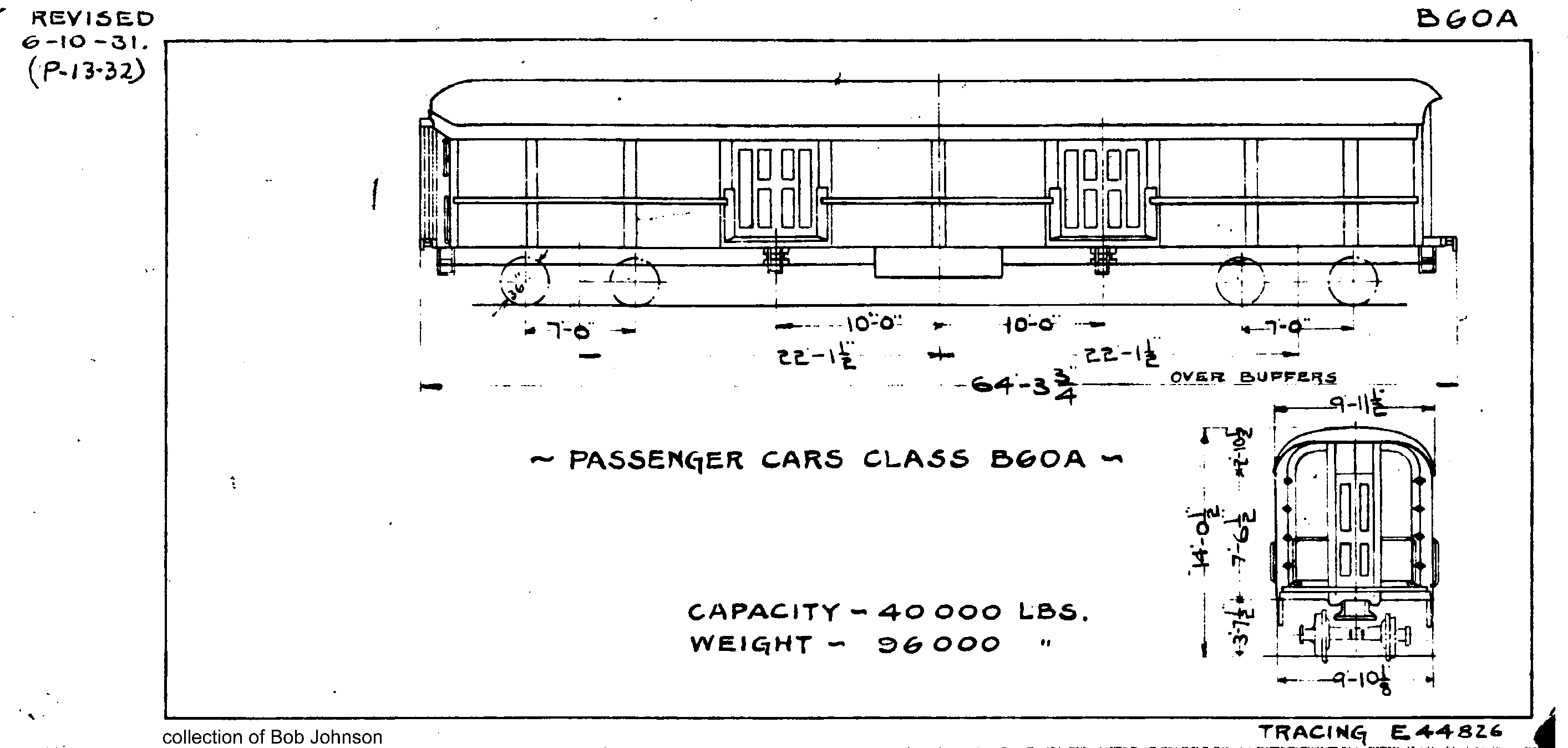 B60a-Baggage Car