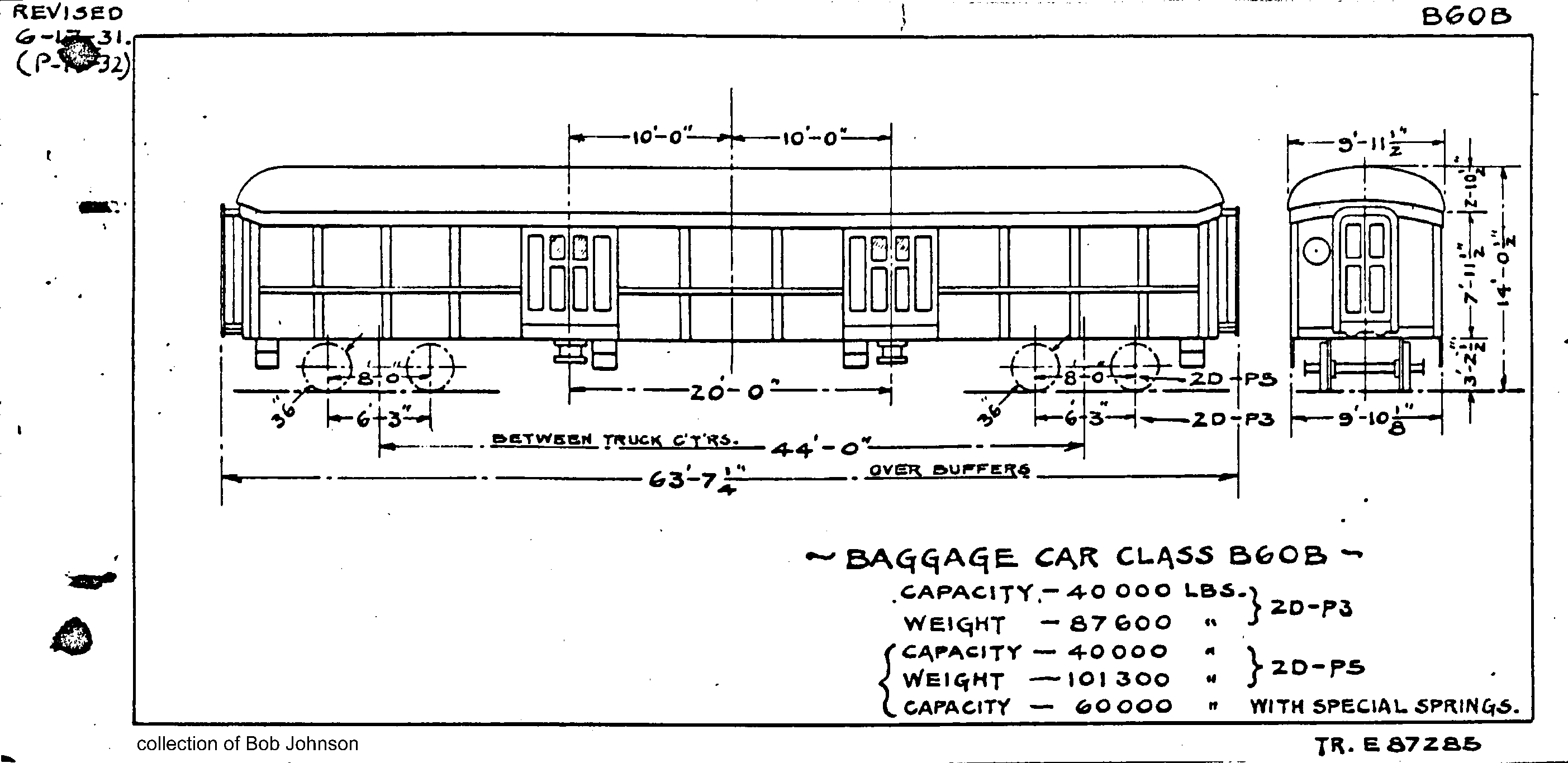 B60b-Baggage Car