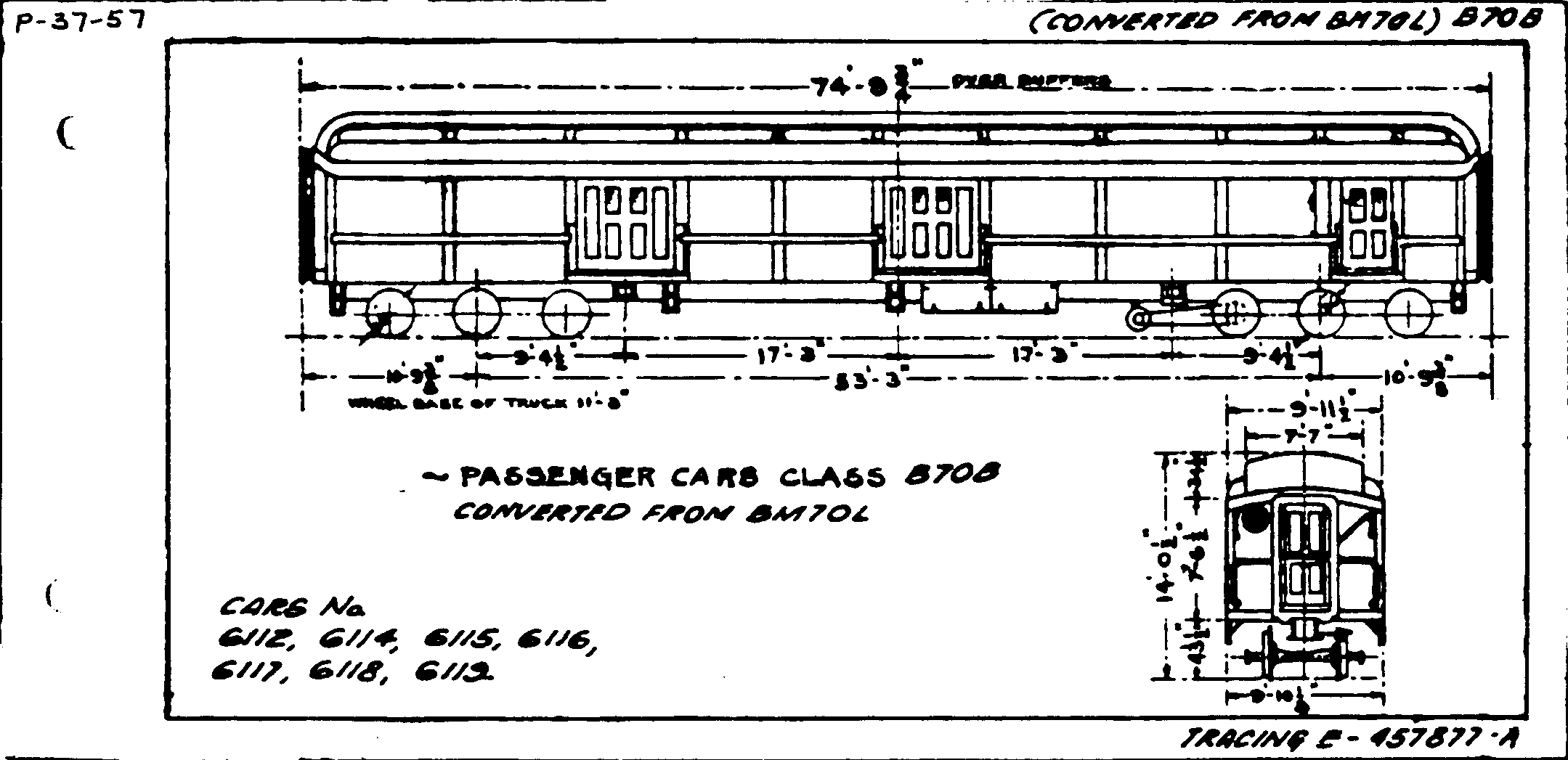 B70b-Baggage Car