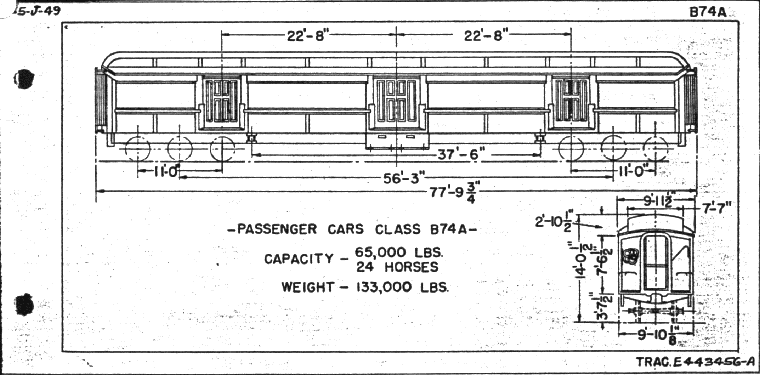 B74a-Horse express car