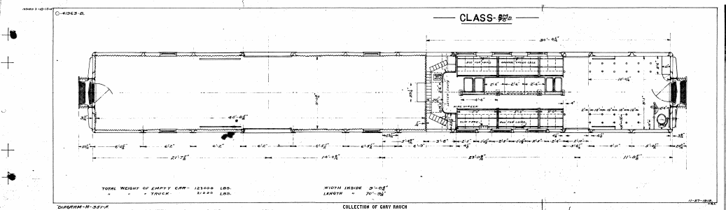 BM70d-Baggage & Mail Car
