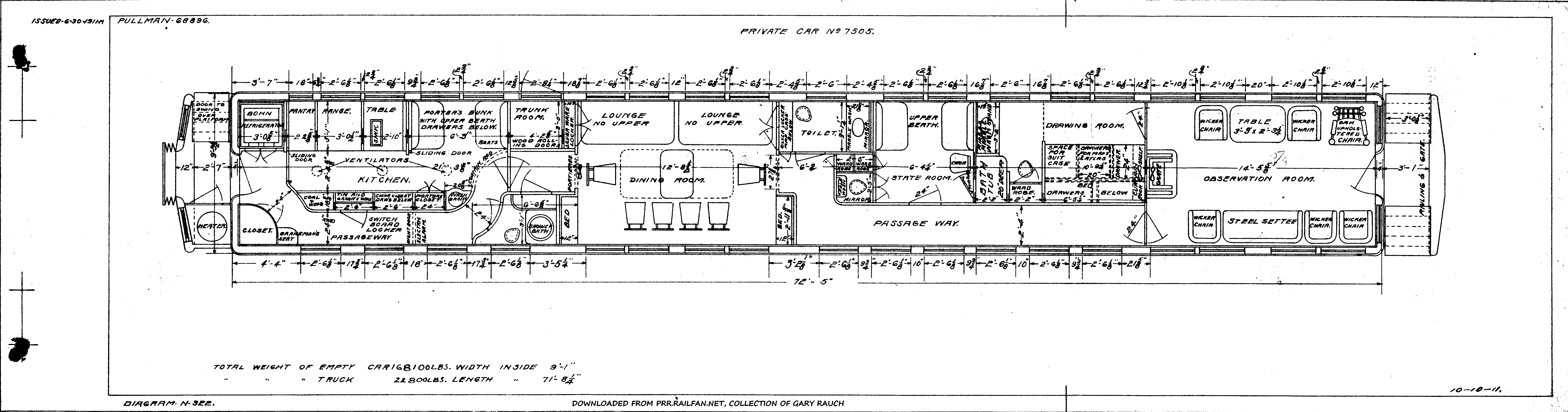 Private Car #7505-Private Car