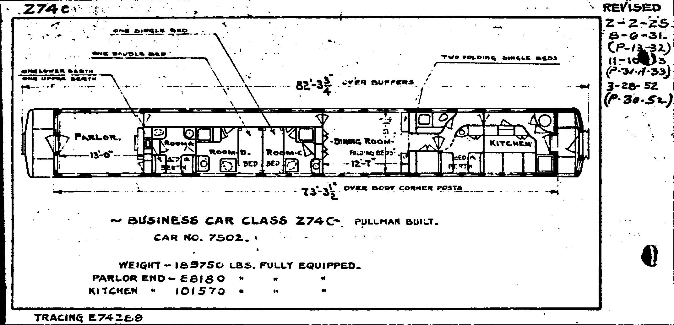 Z74c-Business Car-Pullman