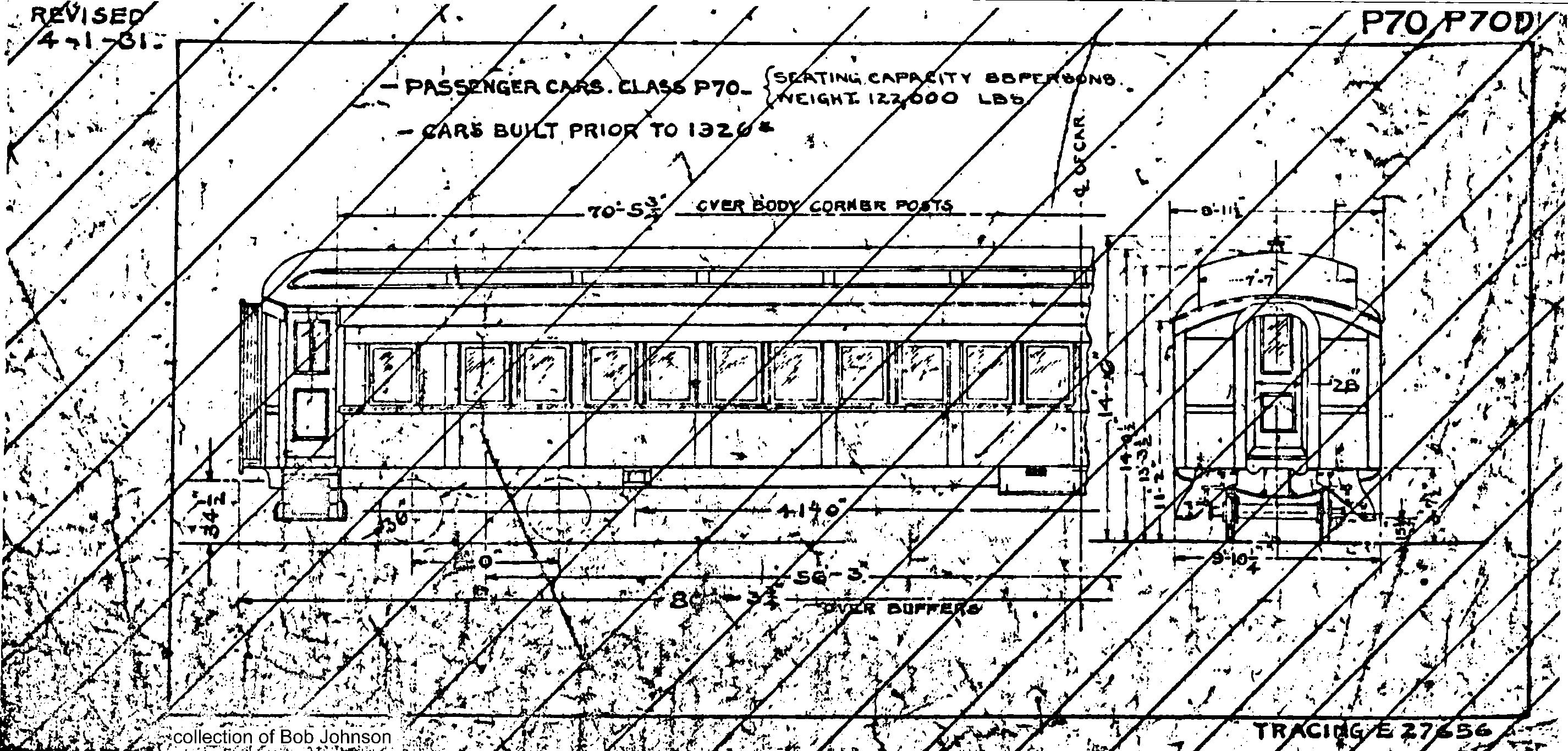 P70,P70D-Passenger Car (coach)
