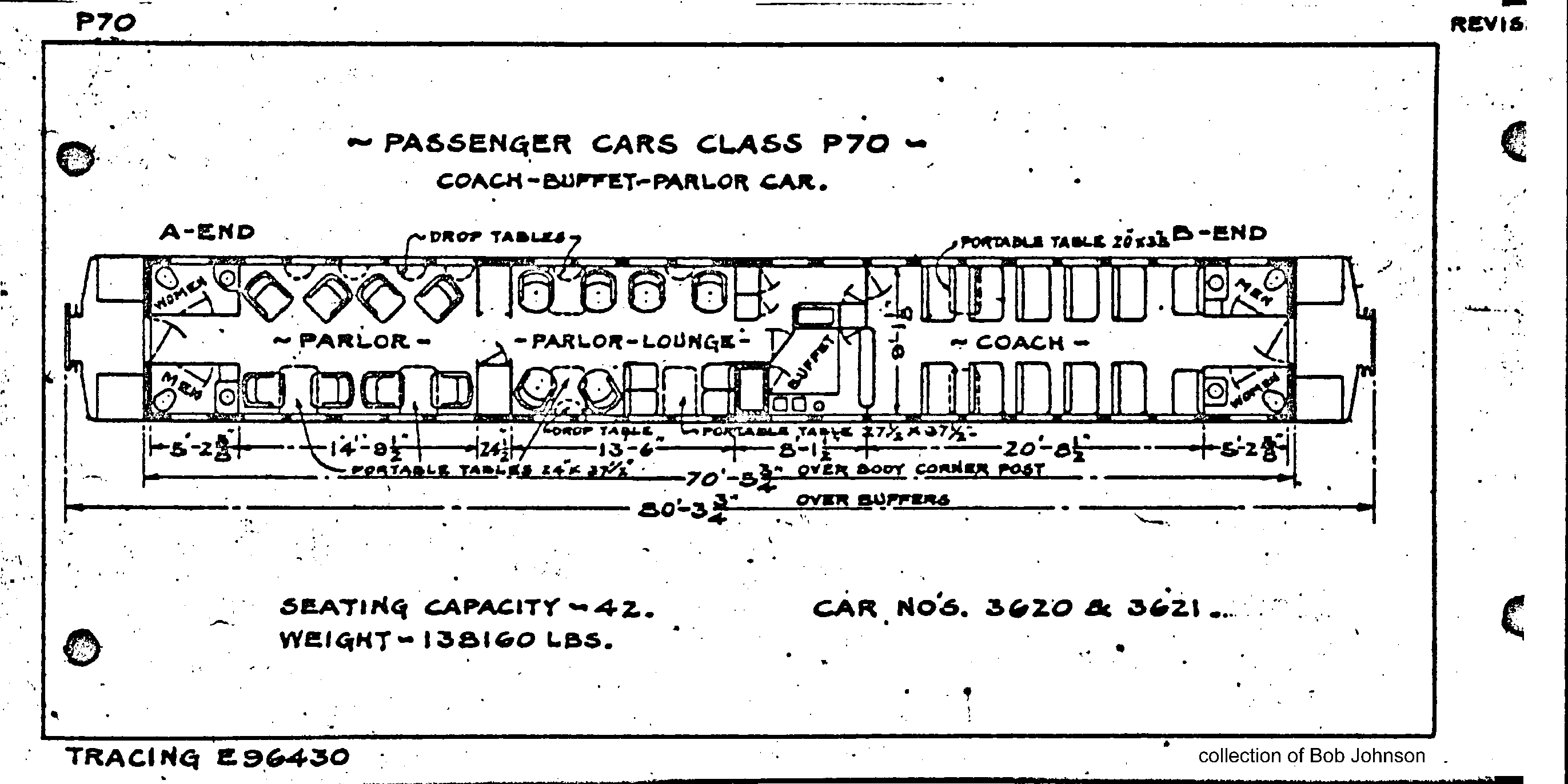 P70-coachparlor-Passenger Car (coach parlor)