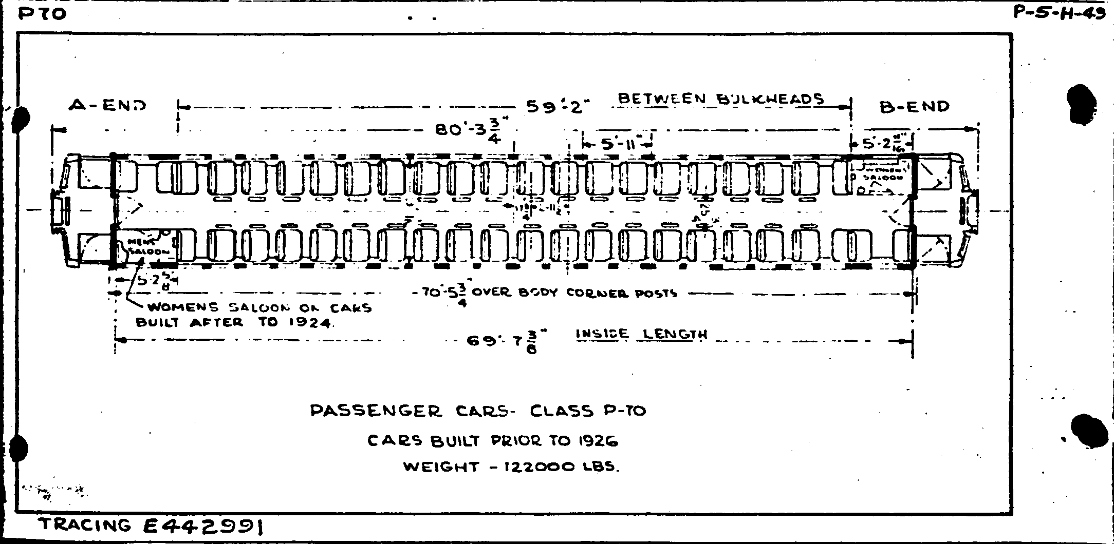P70-Passenger Car (coach)
