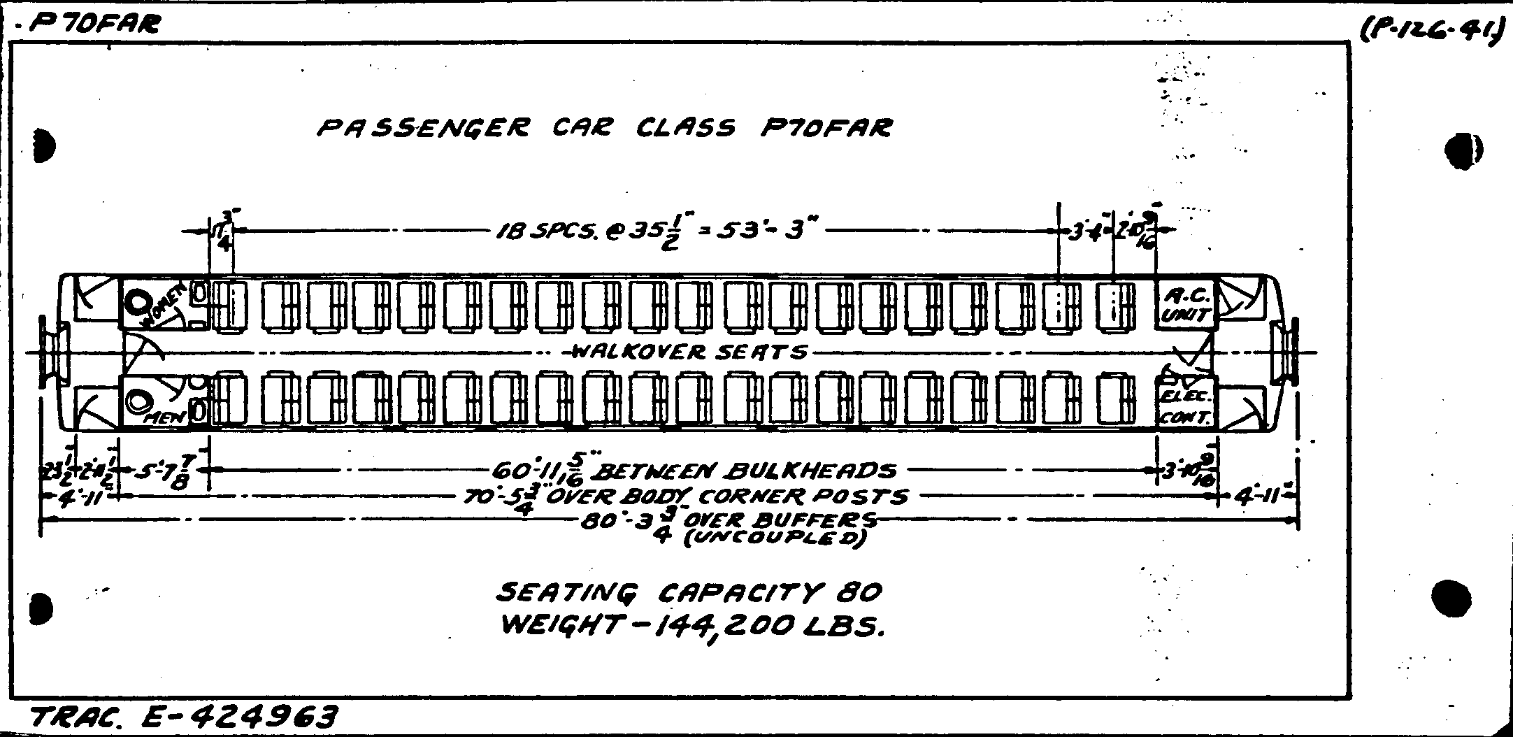 P70faR-Passenger Car (coach)