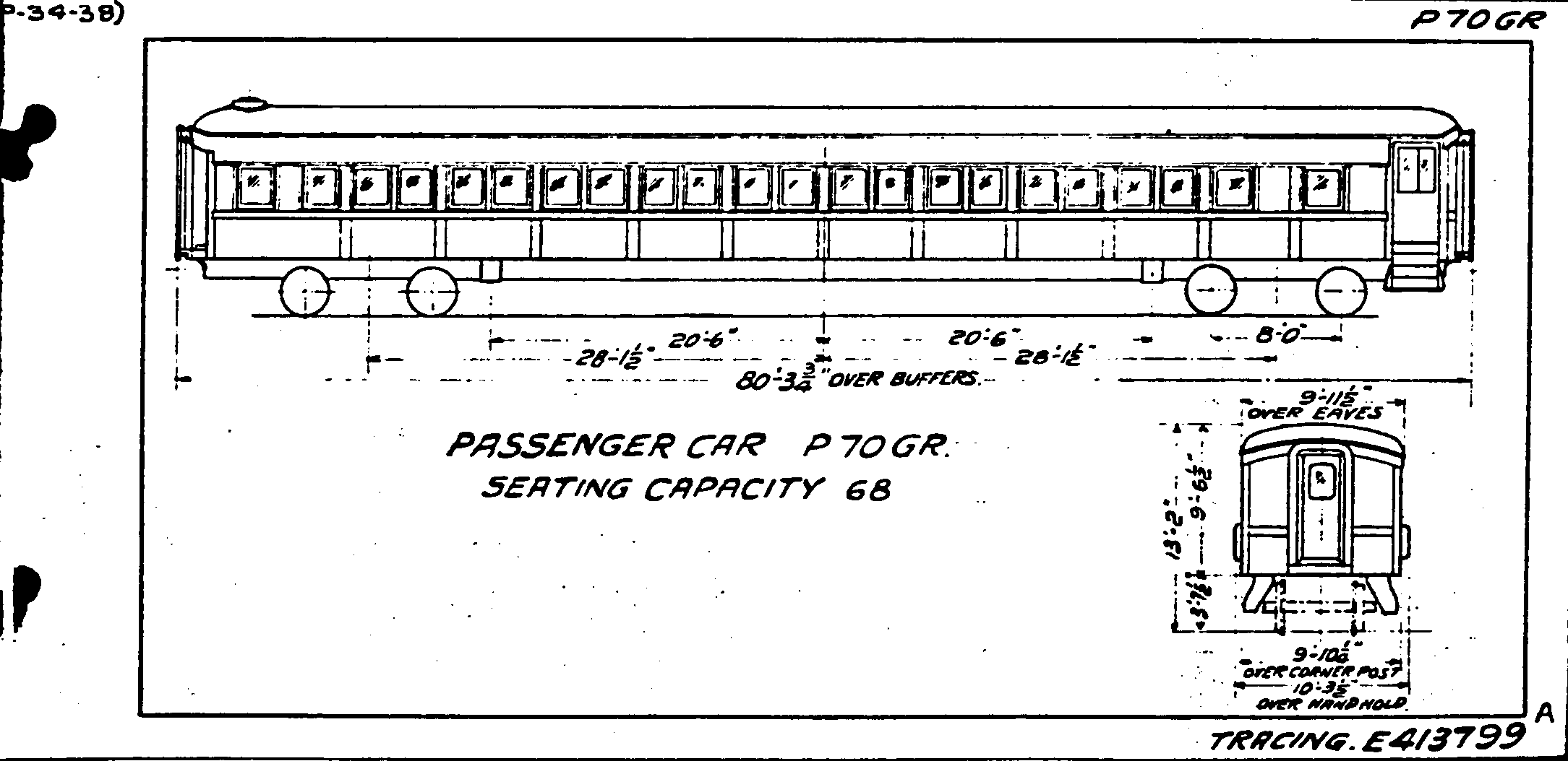 P70gR-Passenger Car (coach)
