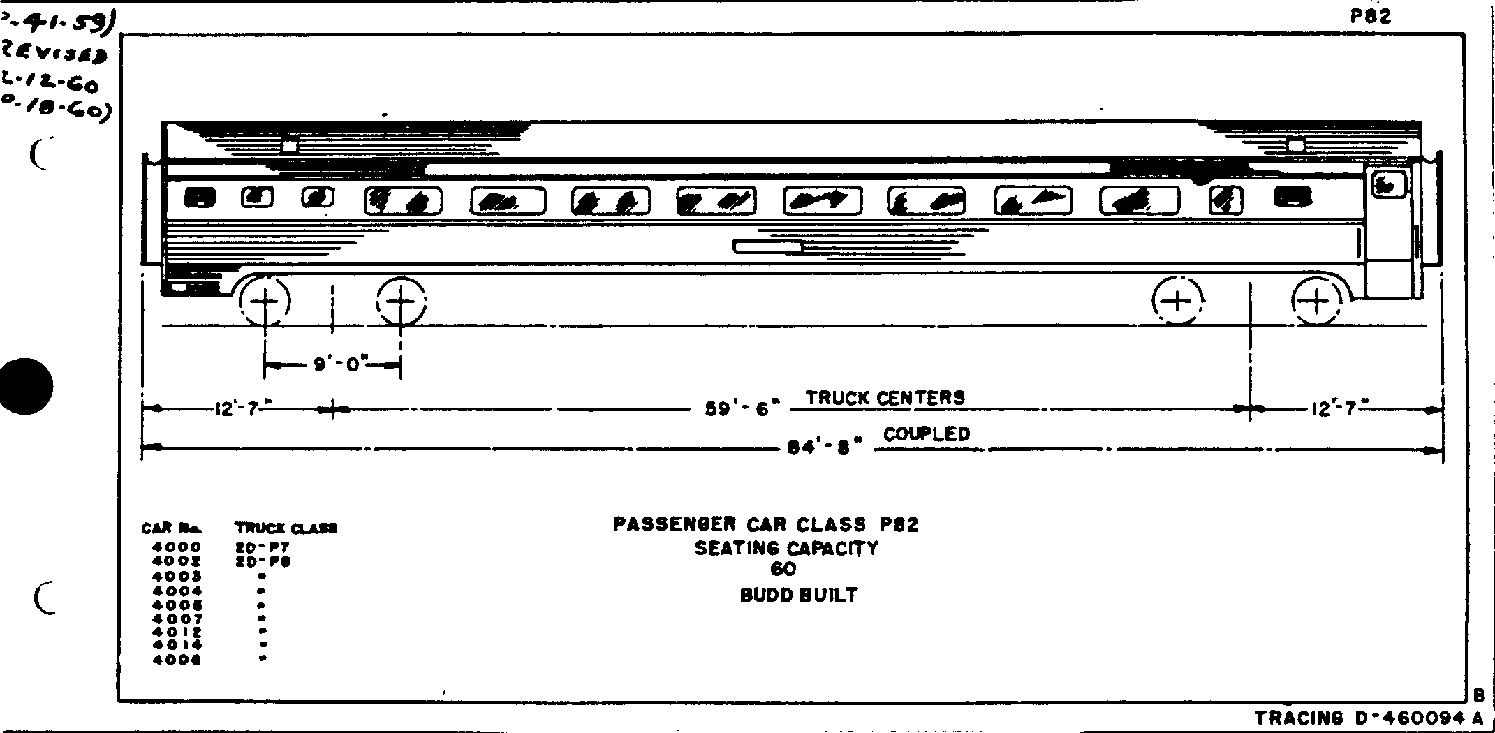 P82-Passenger Car (coach, Budd)