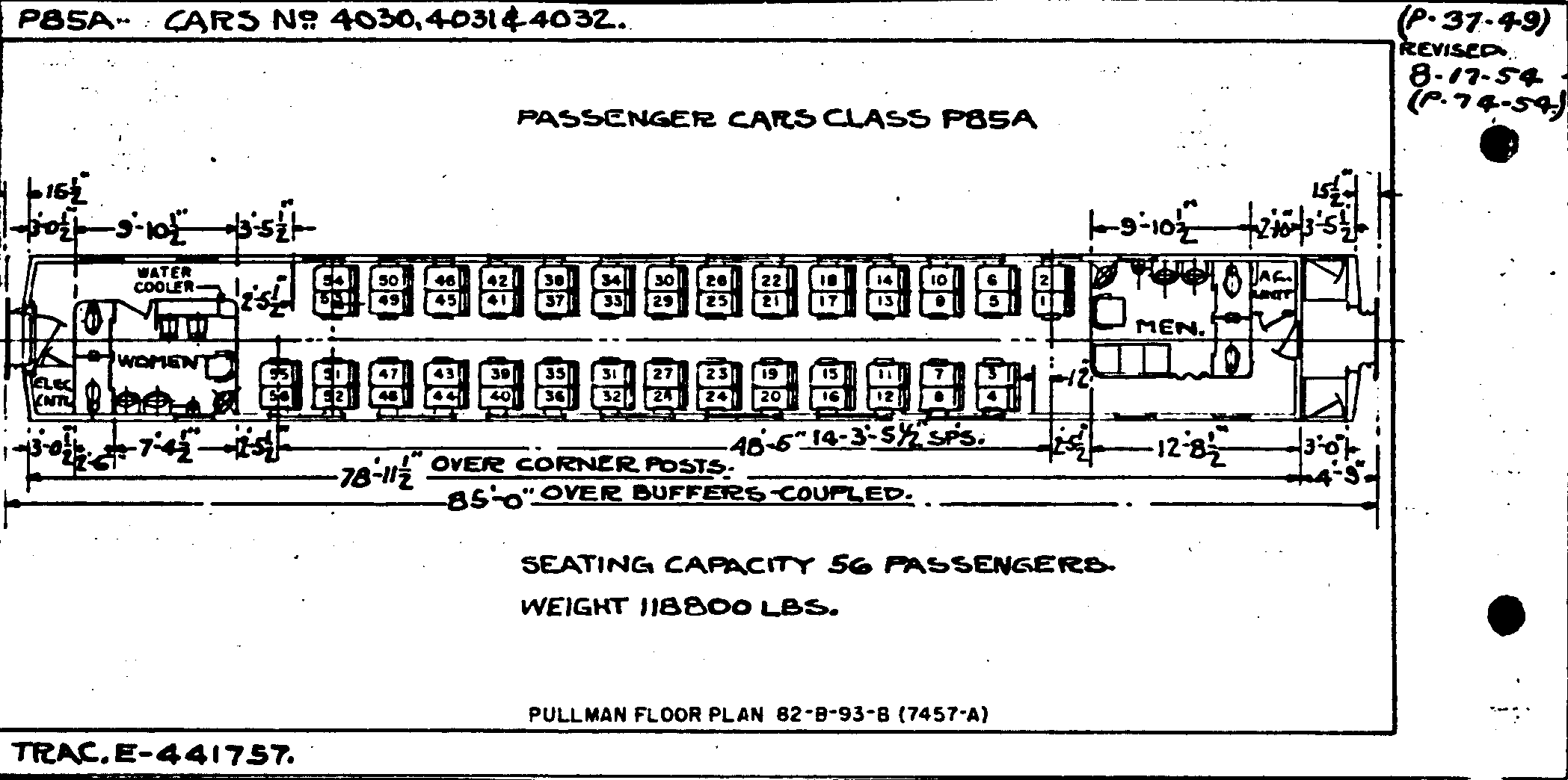 P85a-Passenger Car (coach, Pullman)