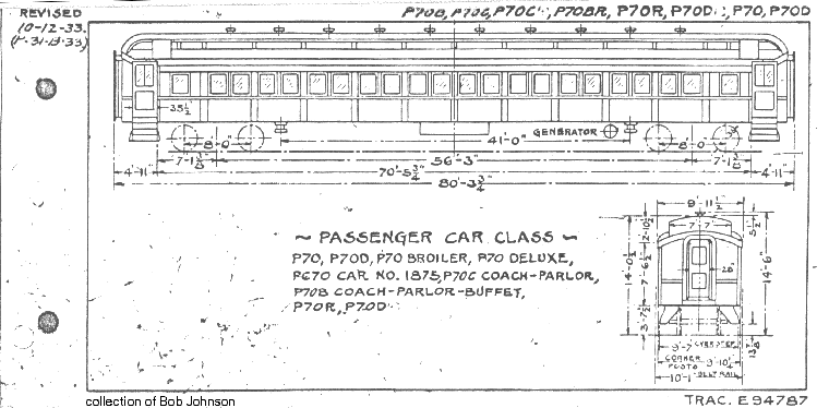 P70,P70R,P70-deluxe,P70-broiler,P70b,P70c,P70d-Passenger Car (coach)