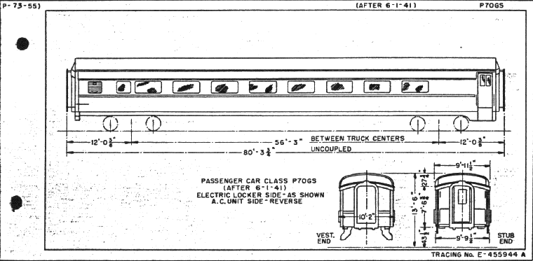 P70gs (after 6-1-41)-Passenger Car (coach)