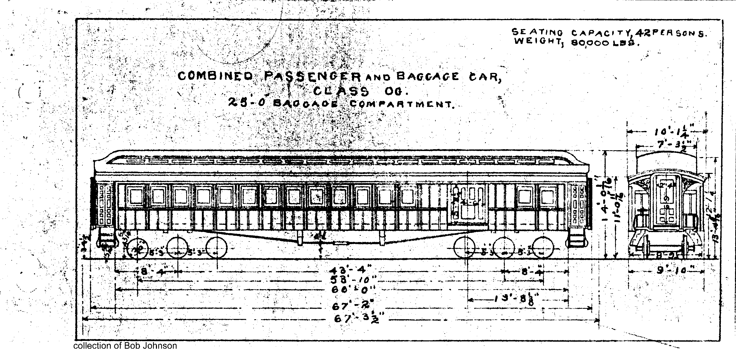 OG-Combined Passenger and Baggage Car