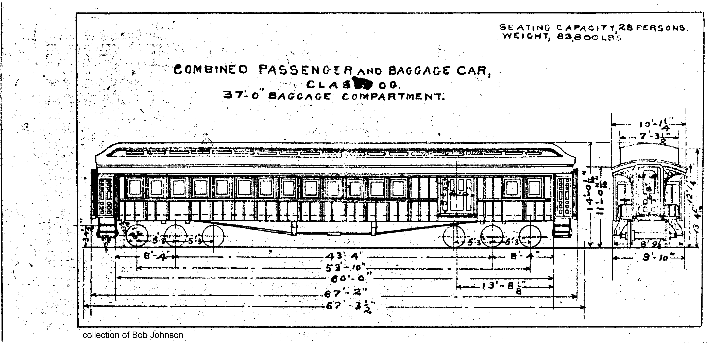 OG-Combined Passenger and Baggage Car