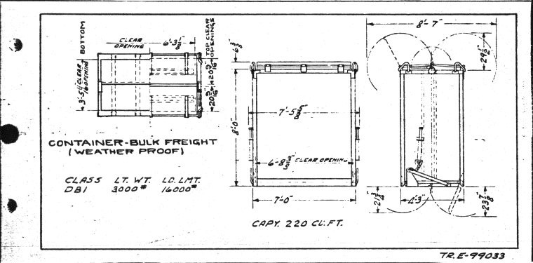 DB1-Container-Bulk Freight Weatherproof