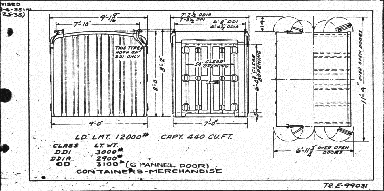 DD1,DD1a,DD-Container-Merchandise