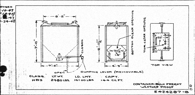HB3-Container-Bulk Freight Weatherproof