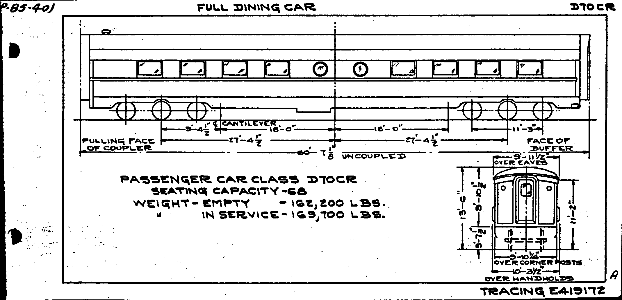 D70cR-Full dining car