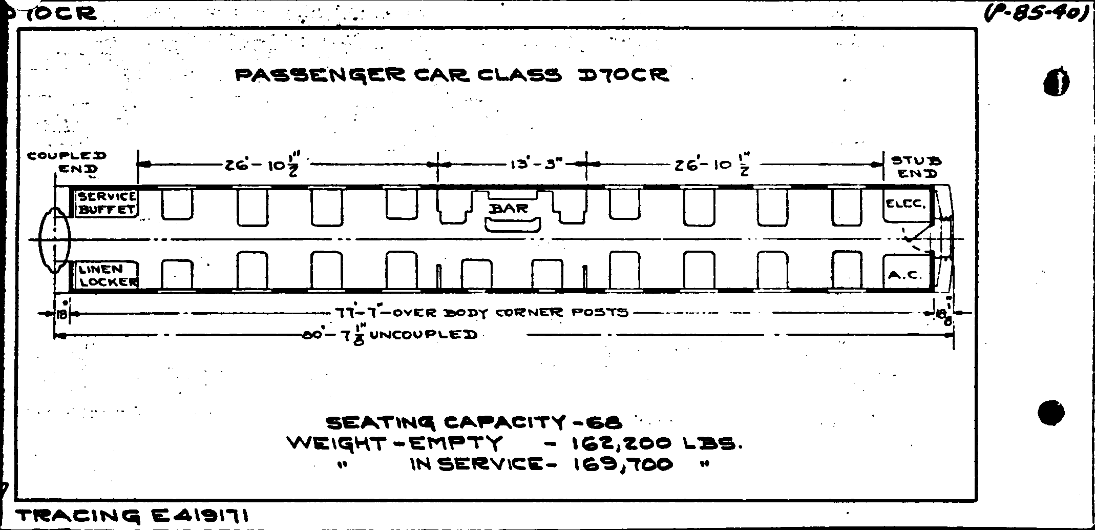 D70cR-Full dining car