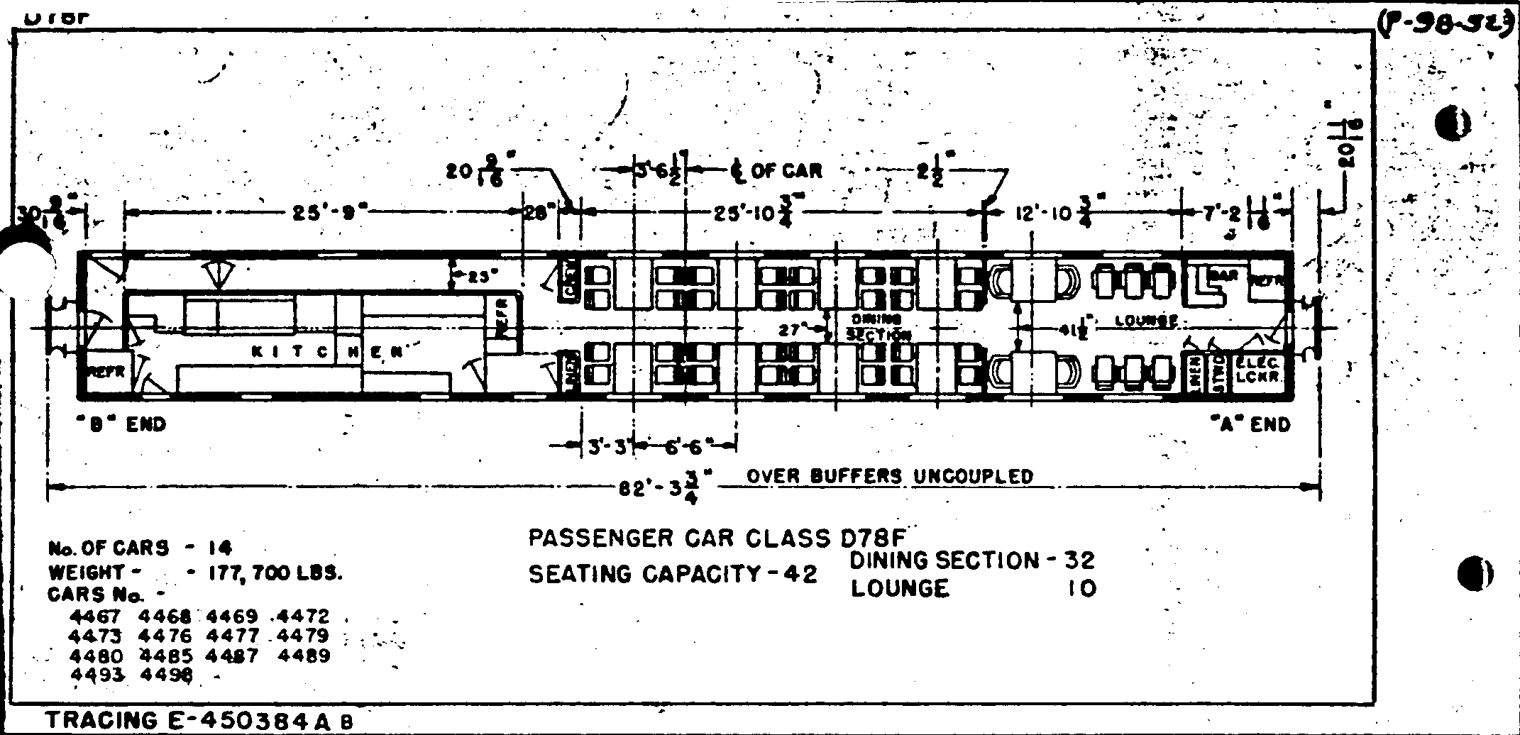 D78f-Dining Car w/ lounge