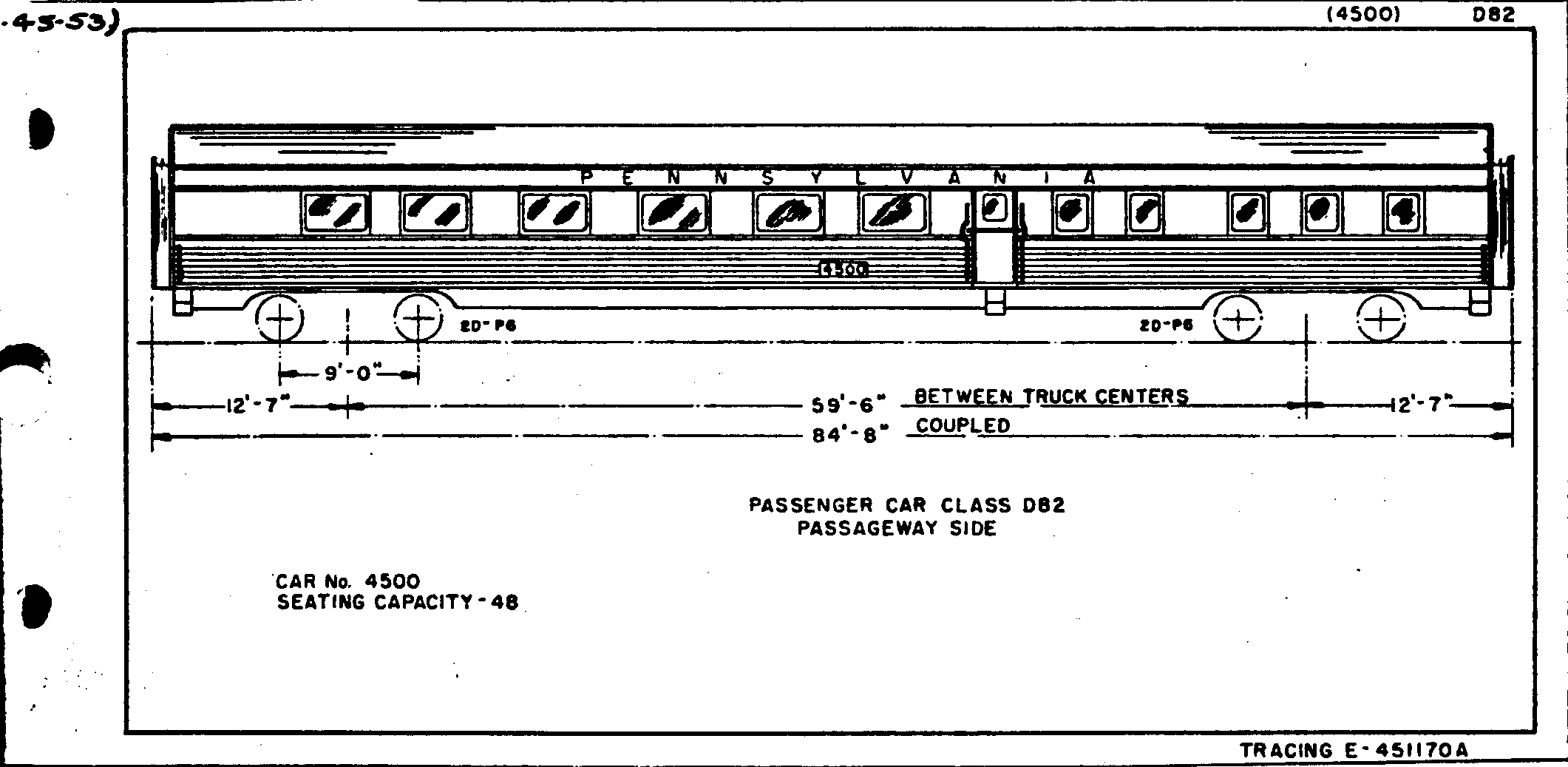 D82 (#4500)-Dining Car, Budd