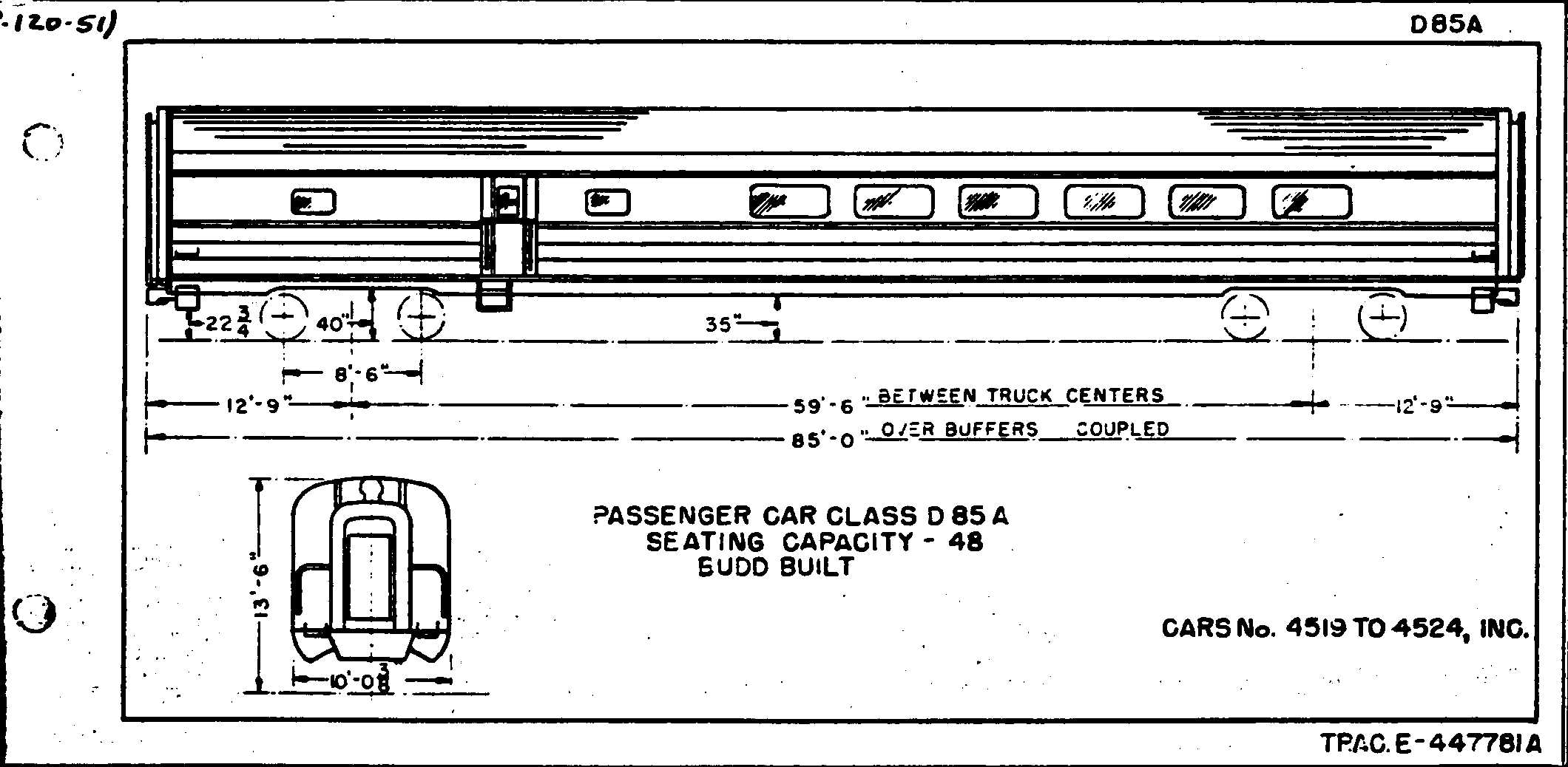 D85a-Dining Car-Budd