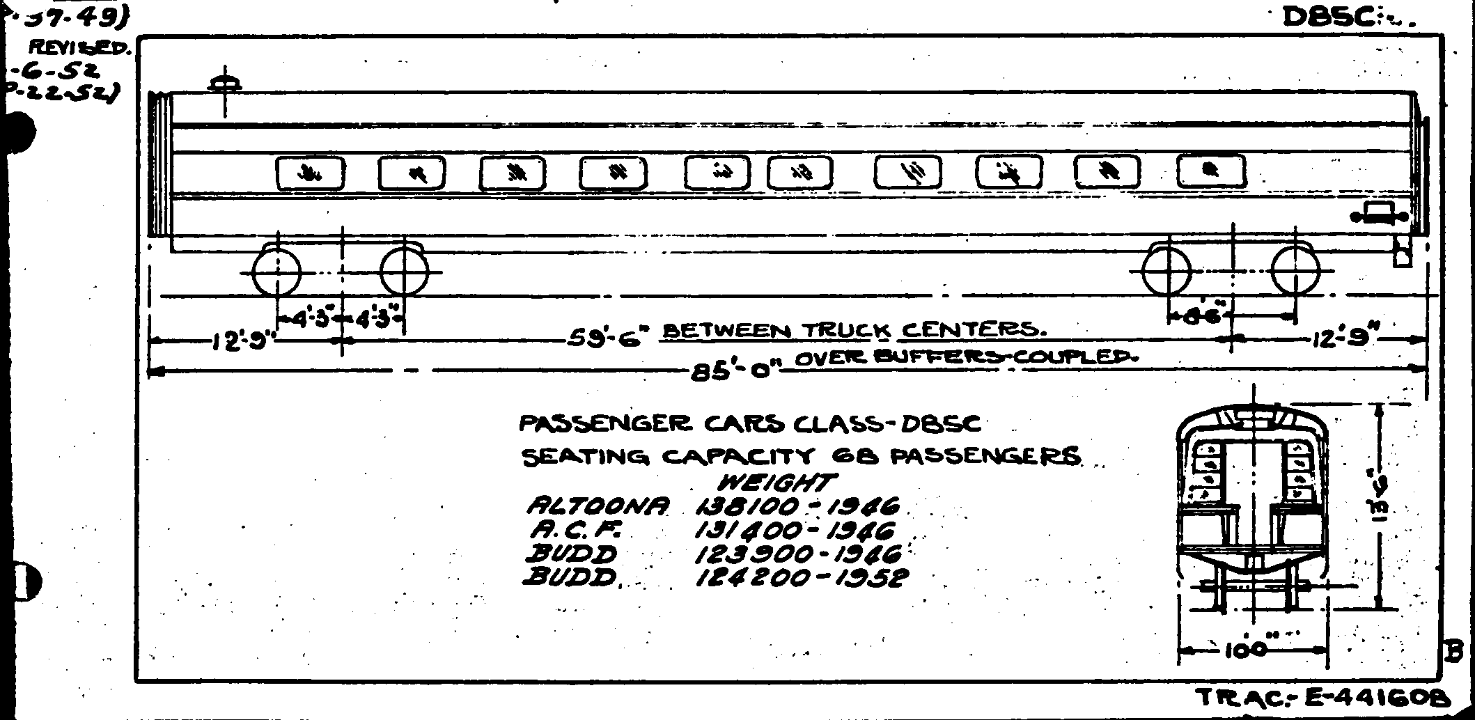D85c-Full dining/bar car