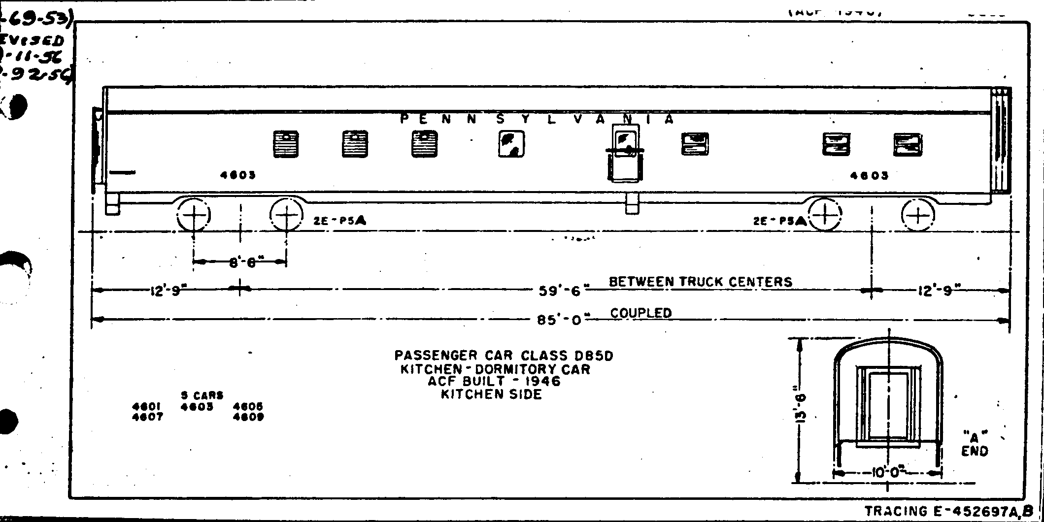 D85d-Kitchen-dormitory car-AC&F