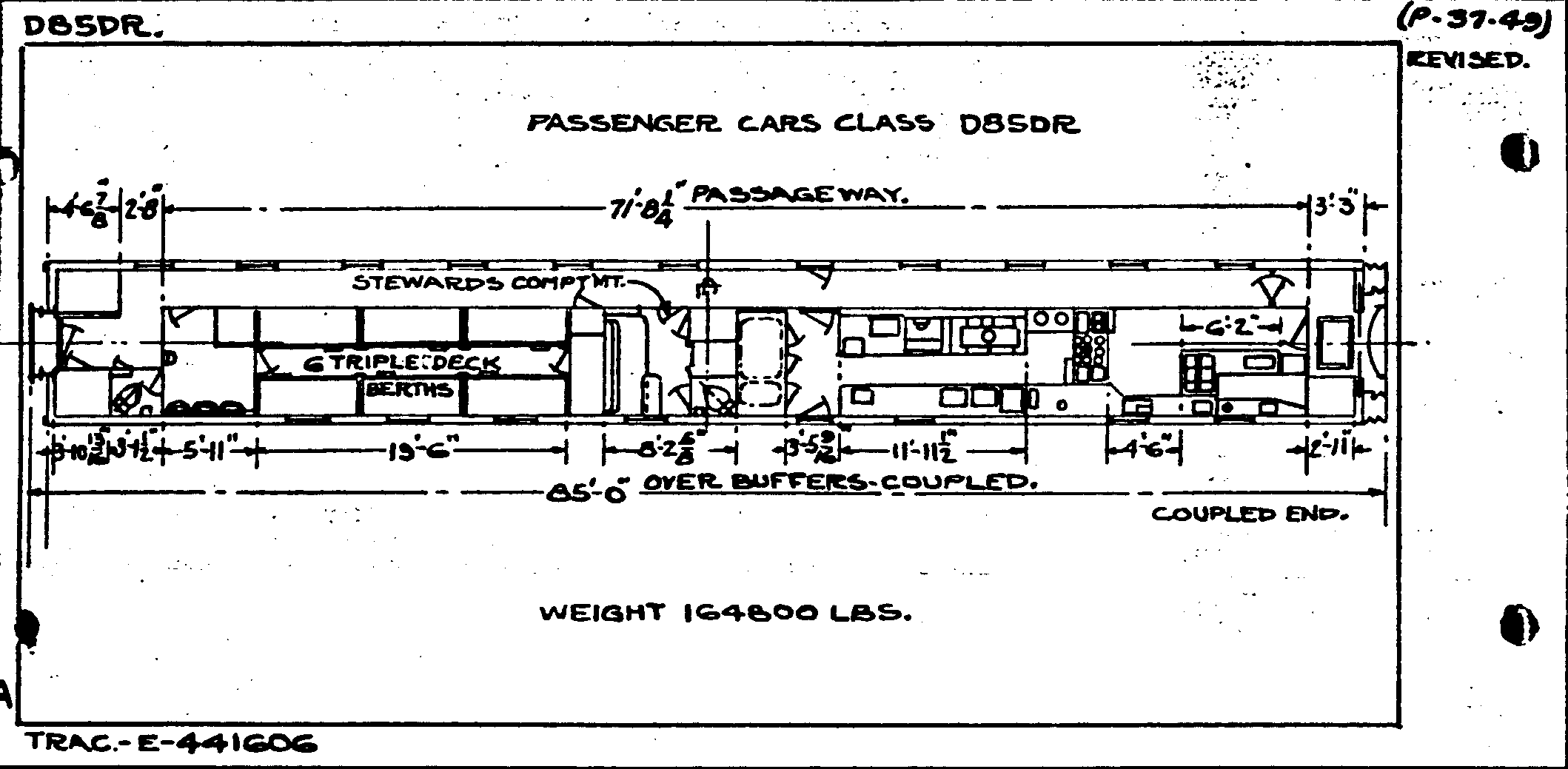 D85dR-Kitchen-dormitory car