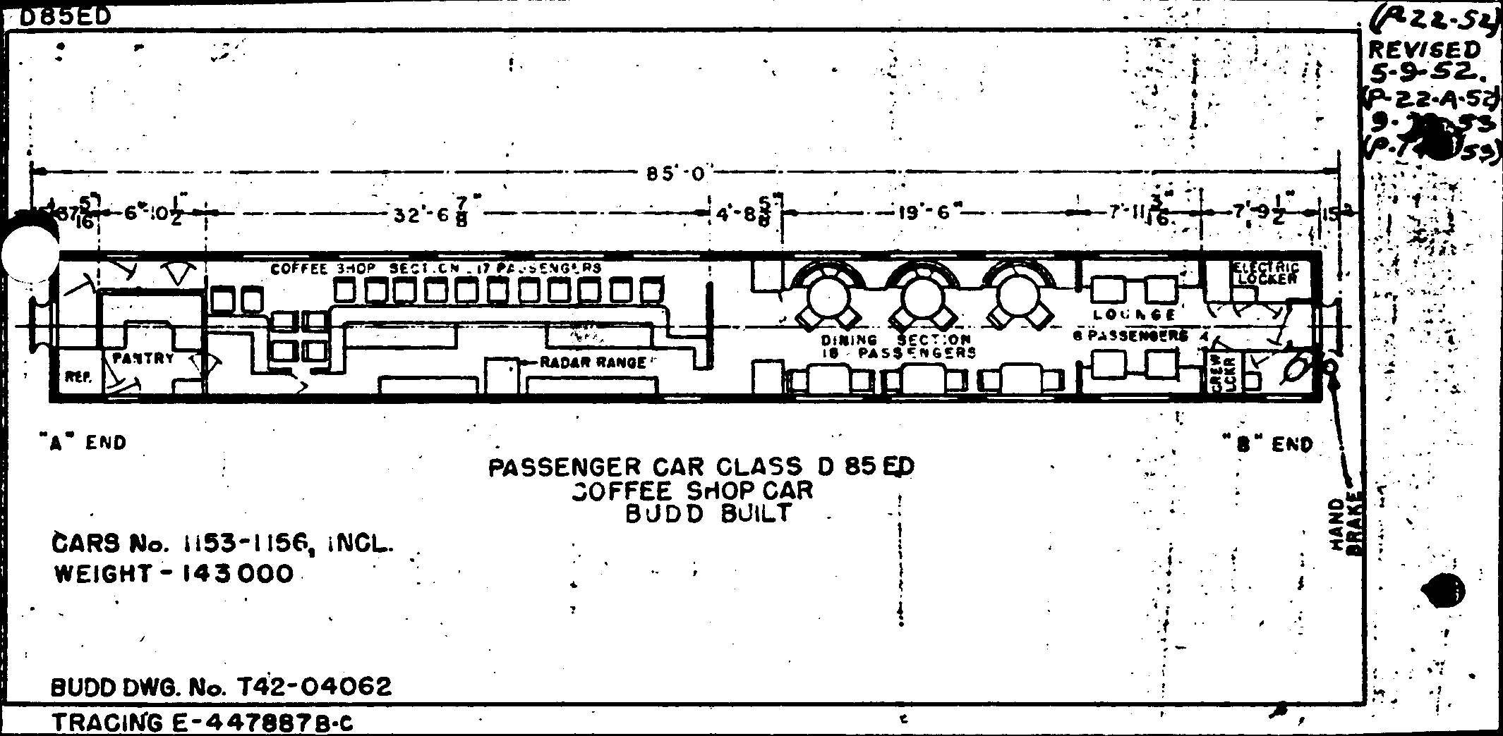 D85ed-Coffee Shop car-Budd