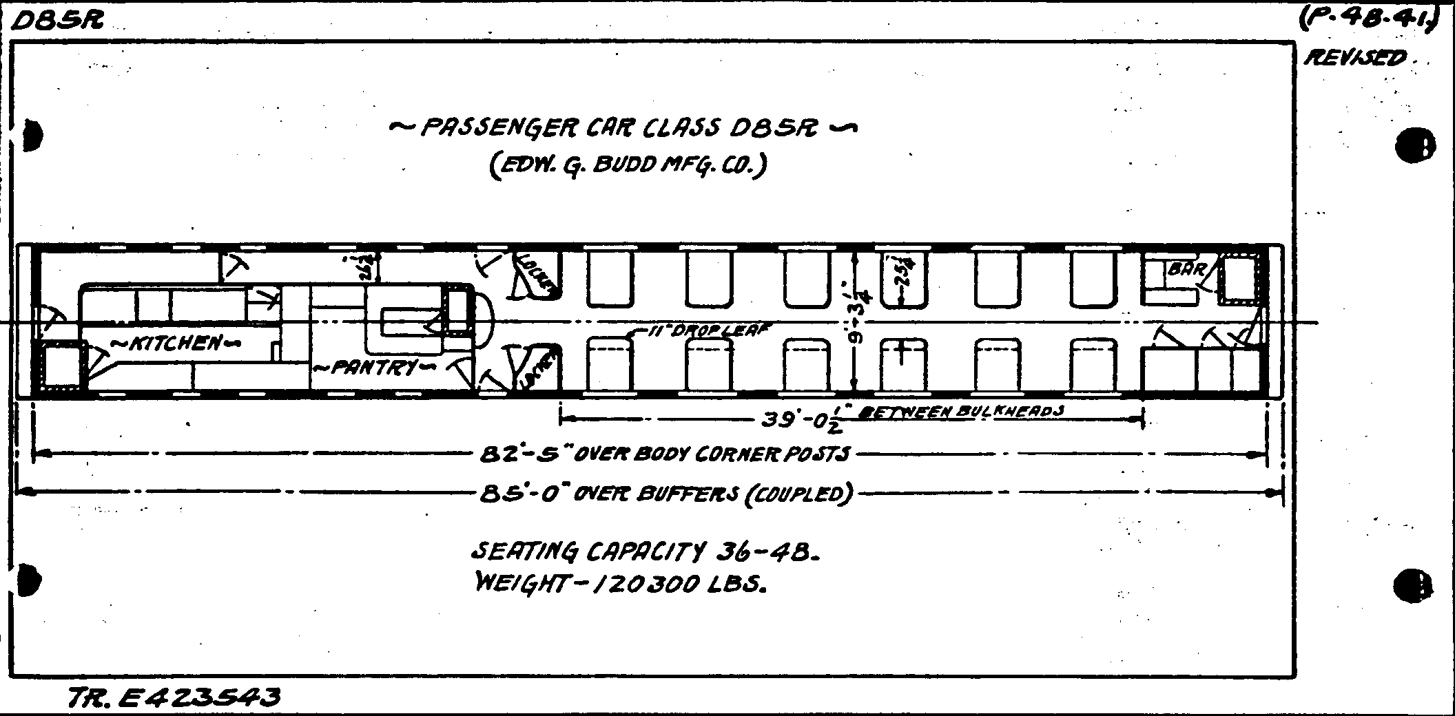 D85R-Dining Car-Budd