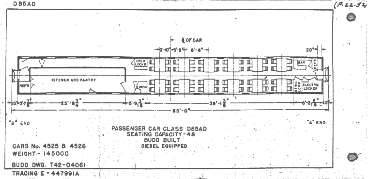 D85ad-Dining Car-Budd