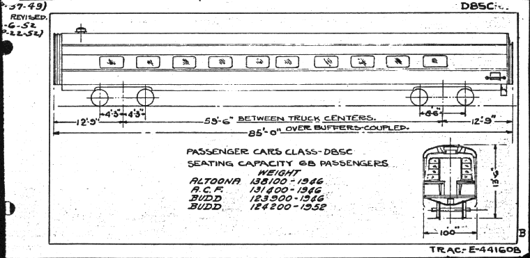 D85c-Full dining/bar car