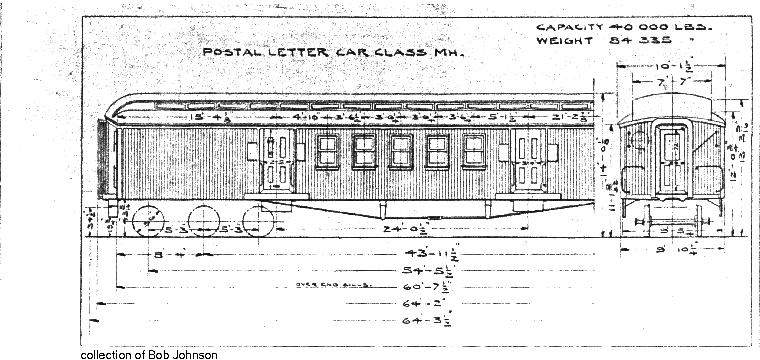 MH-Postal Letter Car