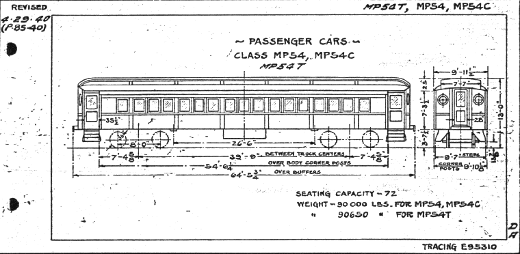 MP54t, MP54, MP54c-Coach & MU trailer