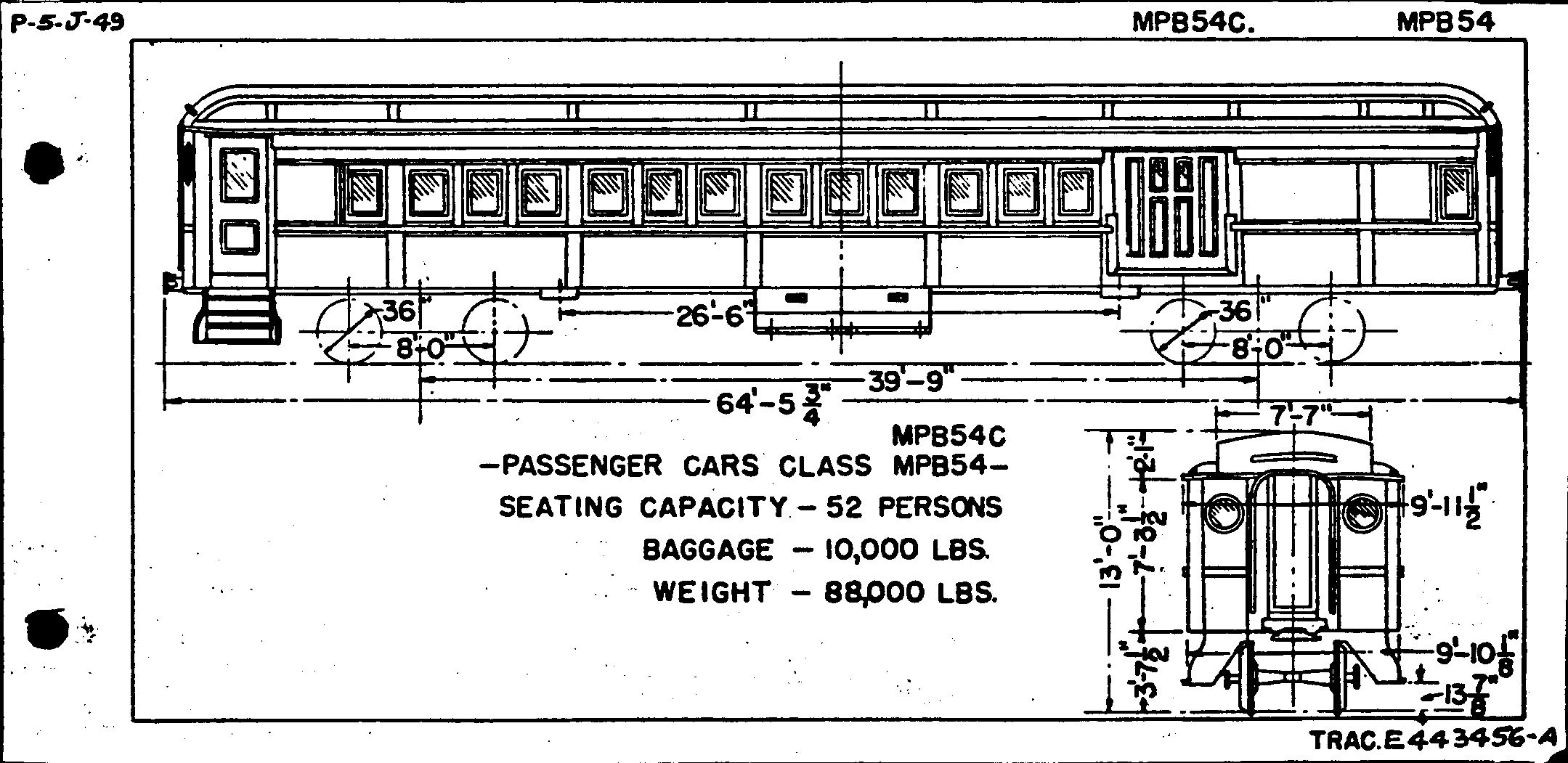 MPB54, MPB54c-Coach-baggage