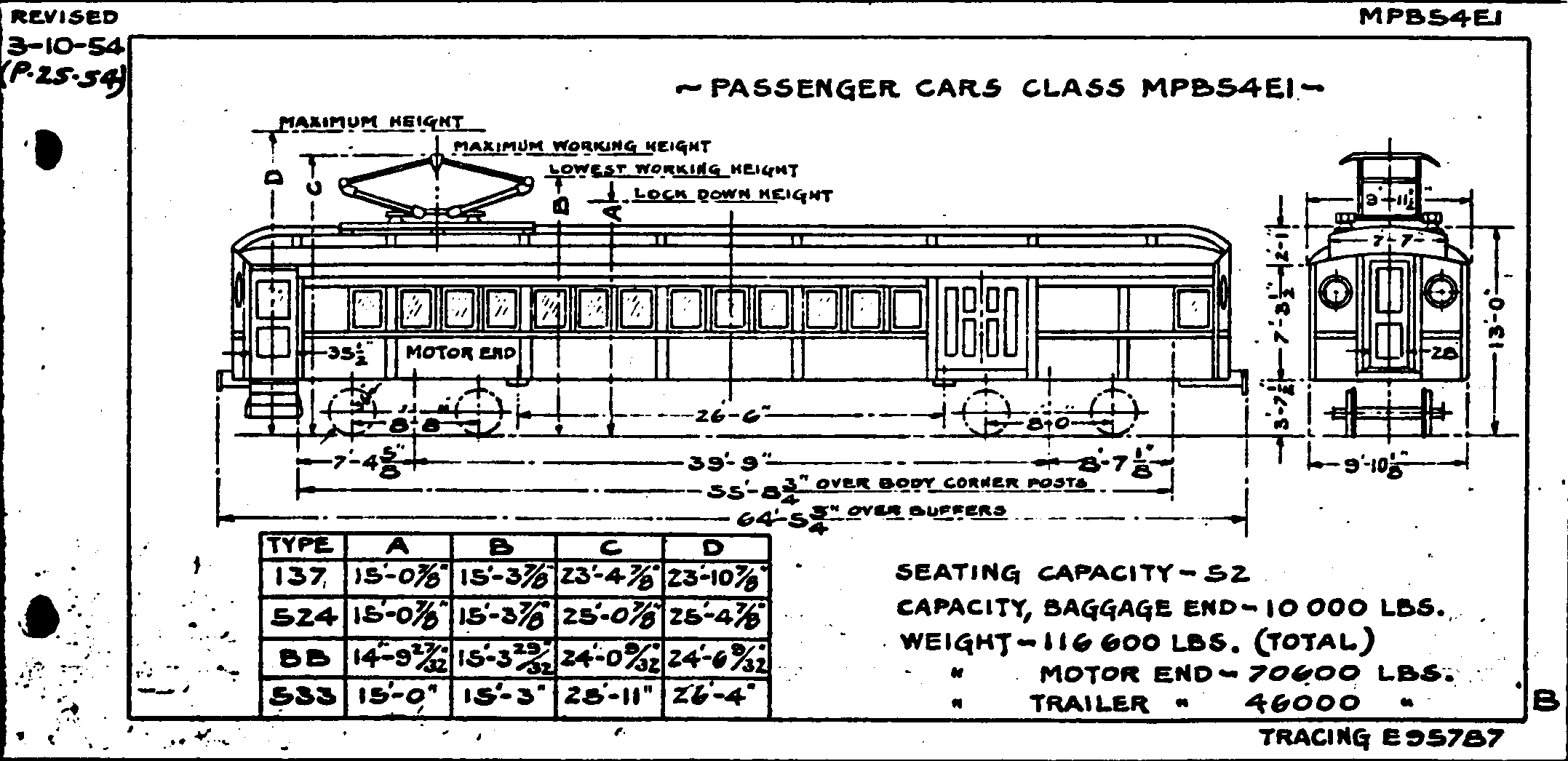 MPB54E1-MU Coach-baggage