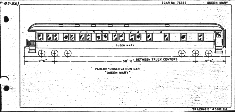 QUEEN MARY-Parlor-Observation Car