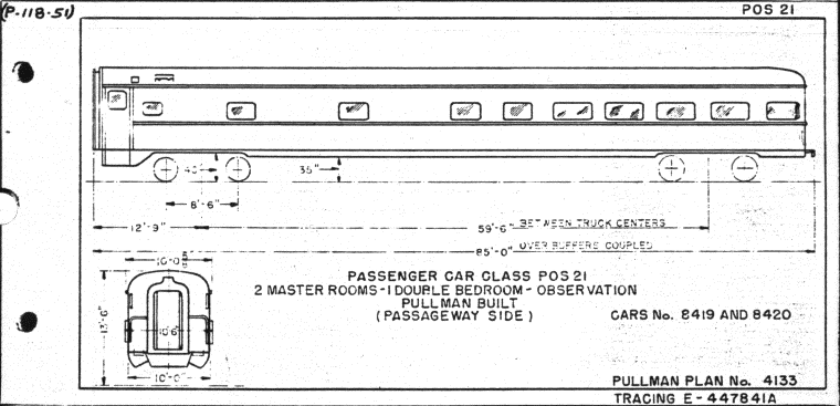 POS21-2 Master Rooms, 1 Double Bedroom, Observation - Pullman
