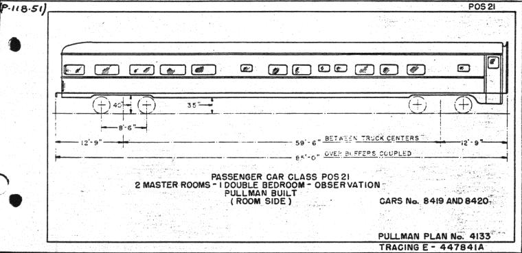POS21-2 Master Rooms, 1 Double Bedroom, Observation - Pullman