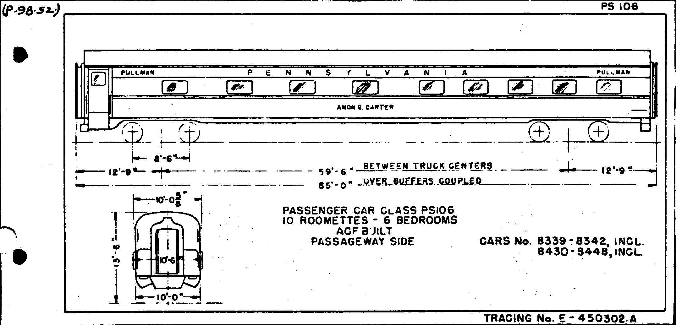 PS106-10 Roomettes, 6 Bedrooms-AC&F