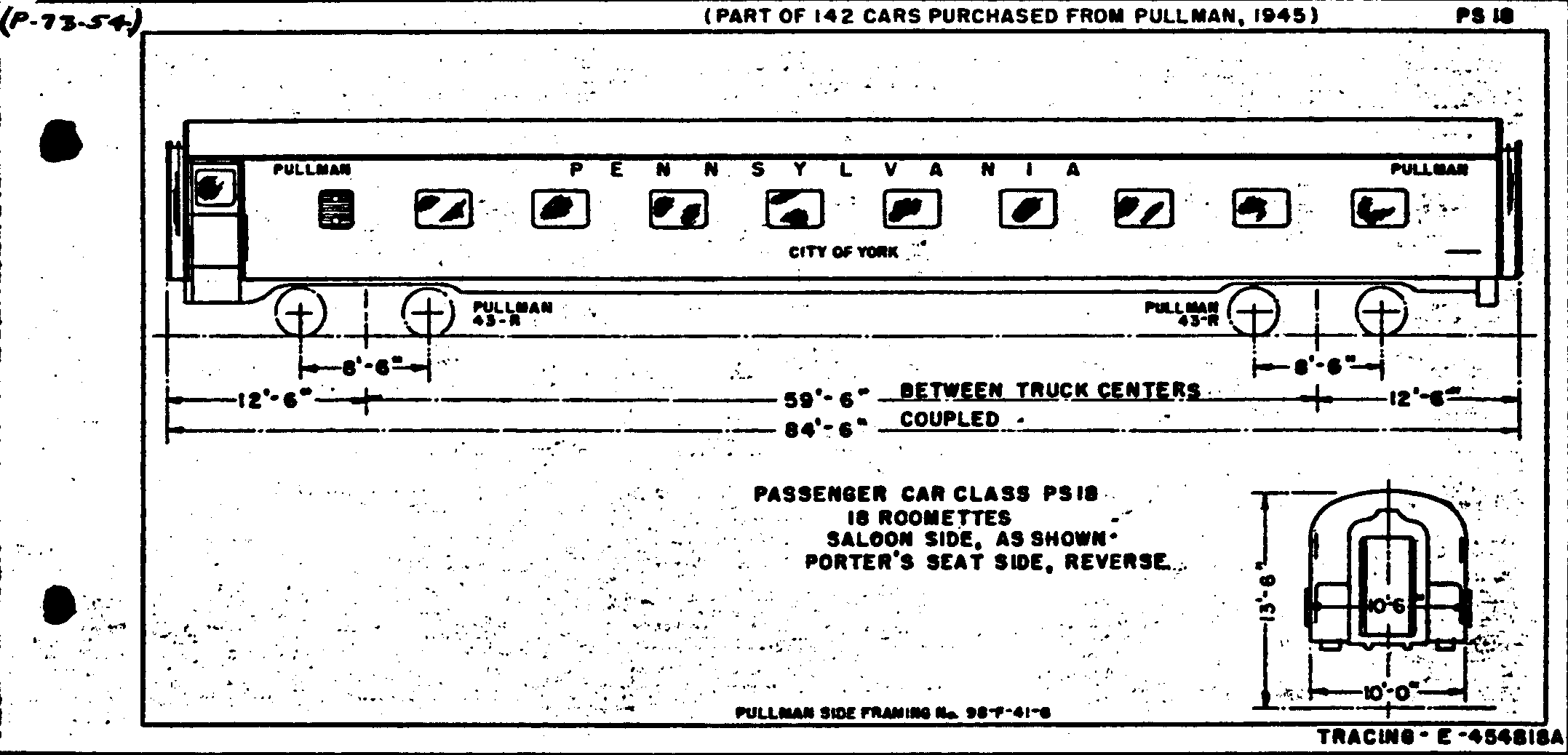 PS18-18 Roomettes-Pullman
