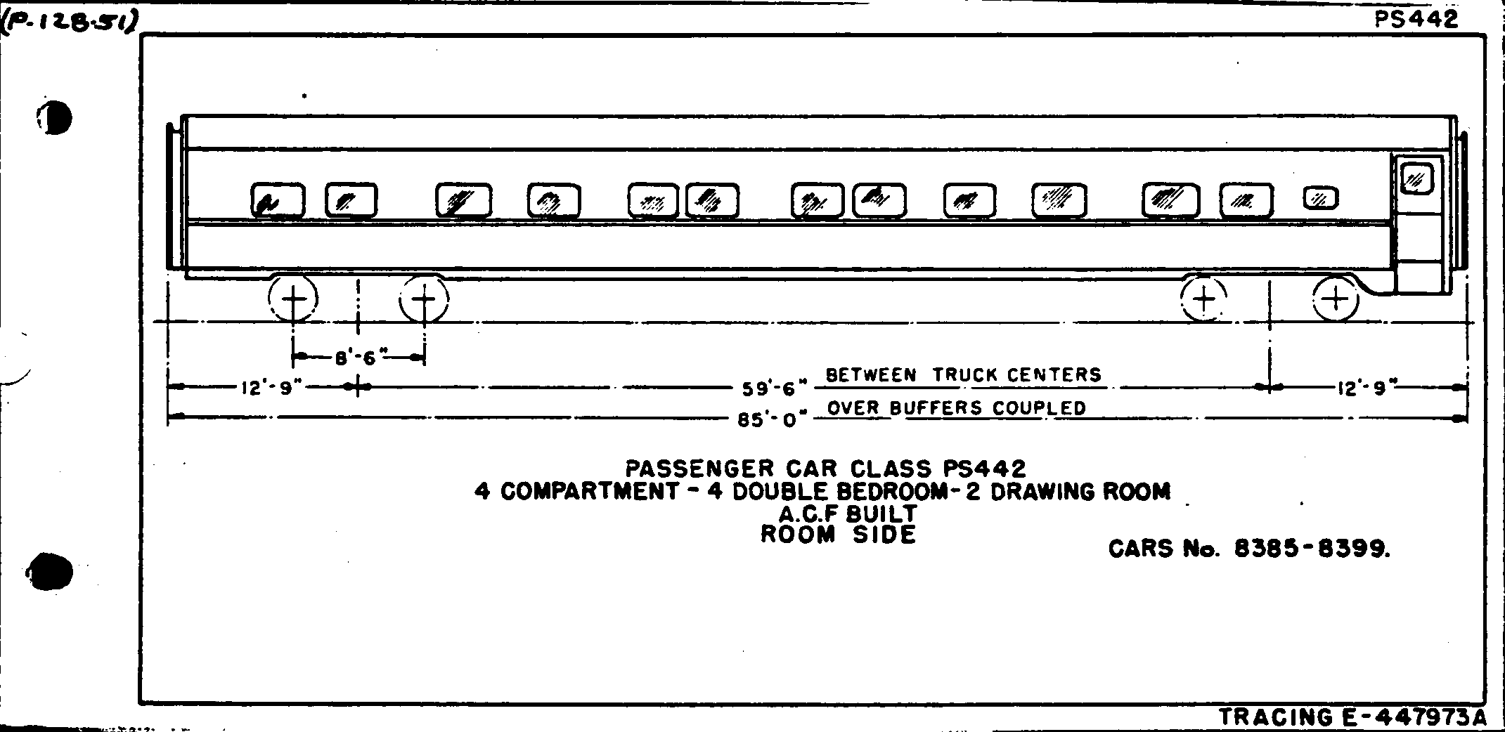 PS442-4 compartment, 4 dbl bedroom, 2 drawing room-ACF