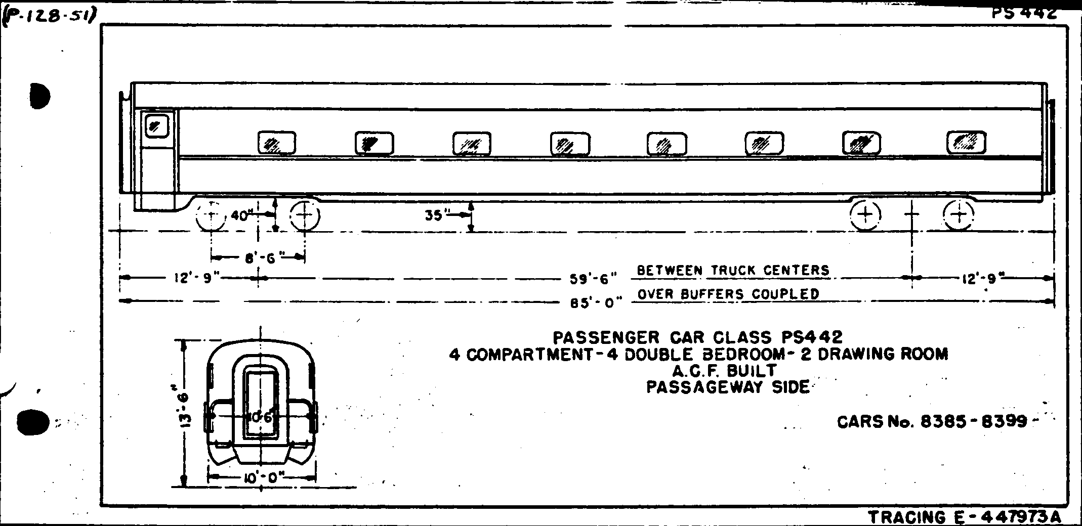 PS442-4 compartment, 4 dbl bedroom, 2 drawing room-ACF