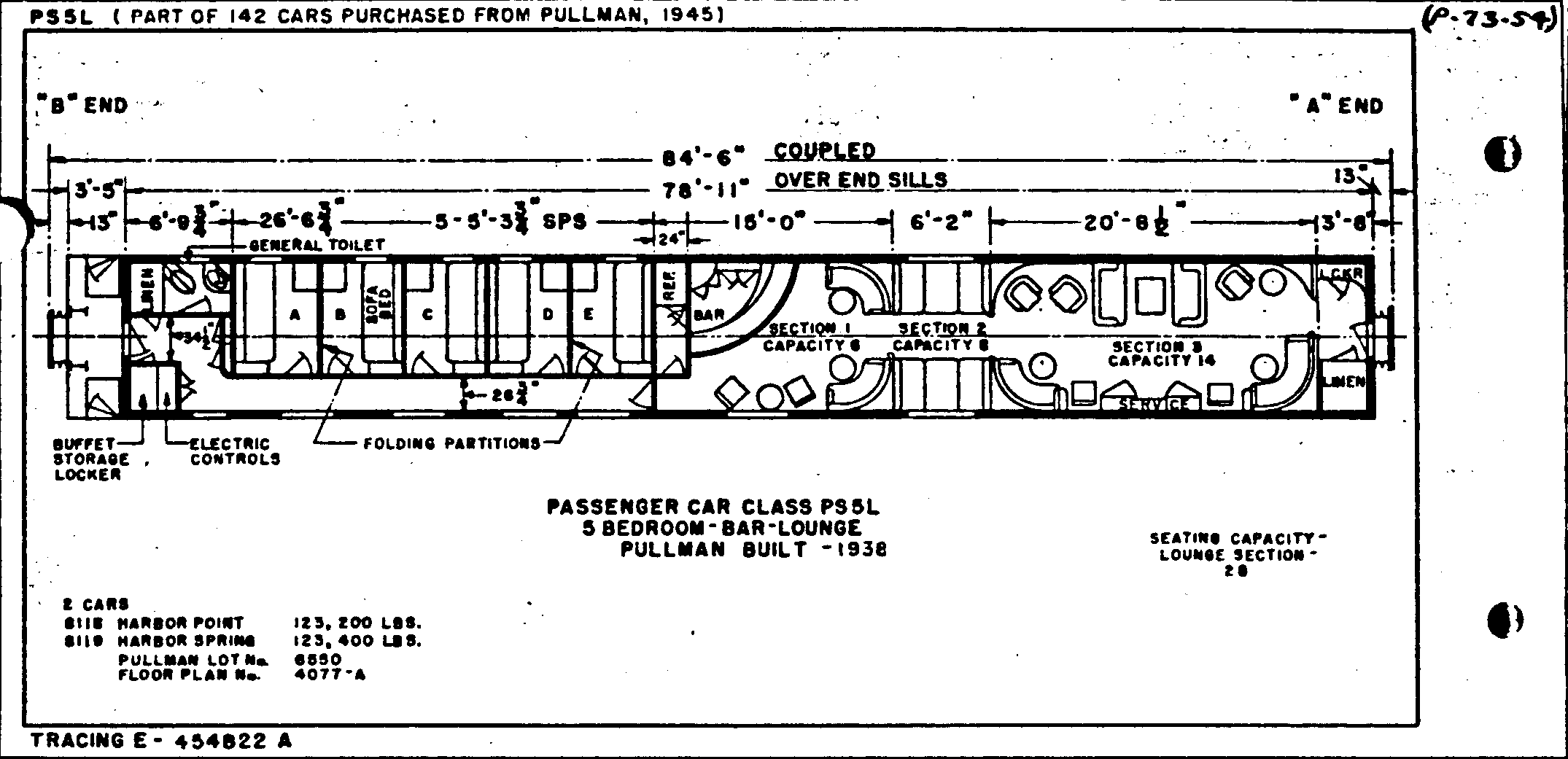 PS5L-5 Bedroom, bar, lounge-Pullman