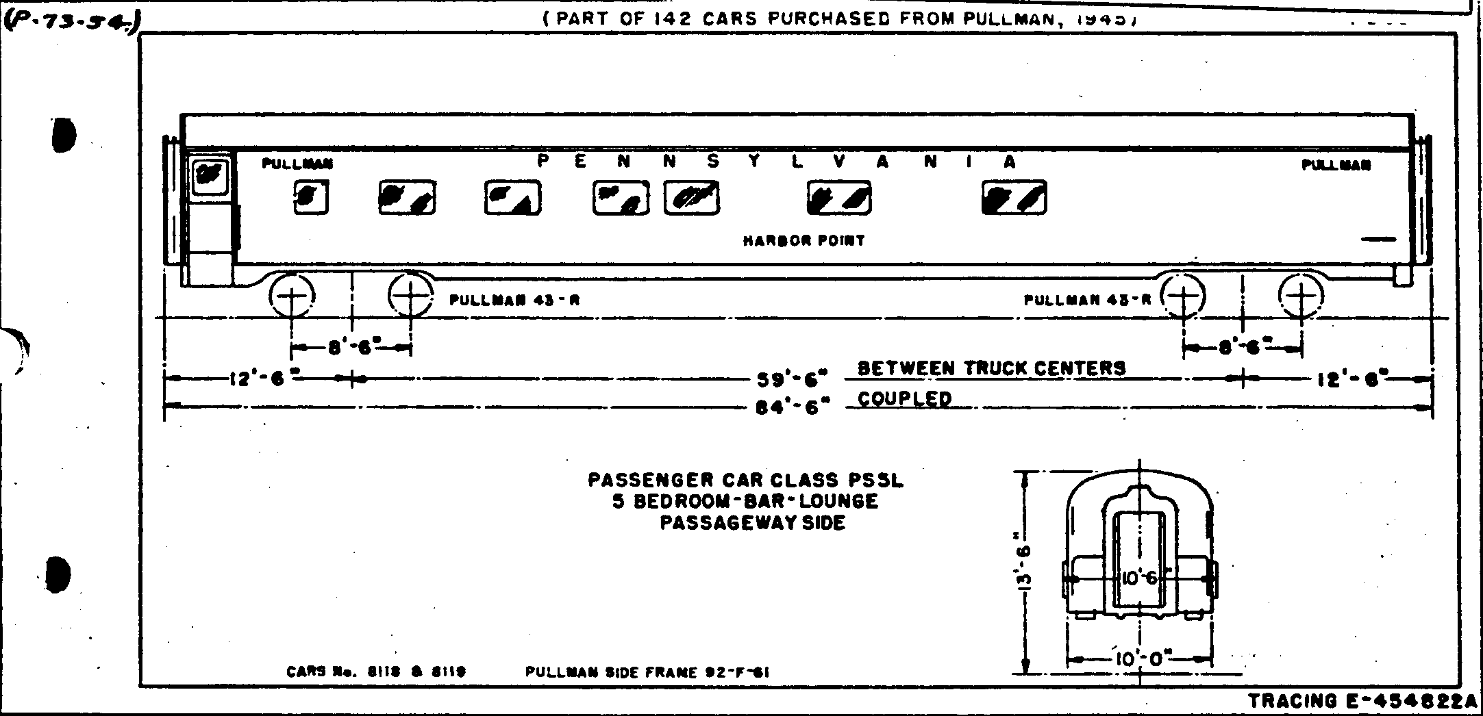 PS5L-5 Bedroom, bar, lounge-Pullman